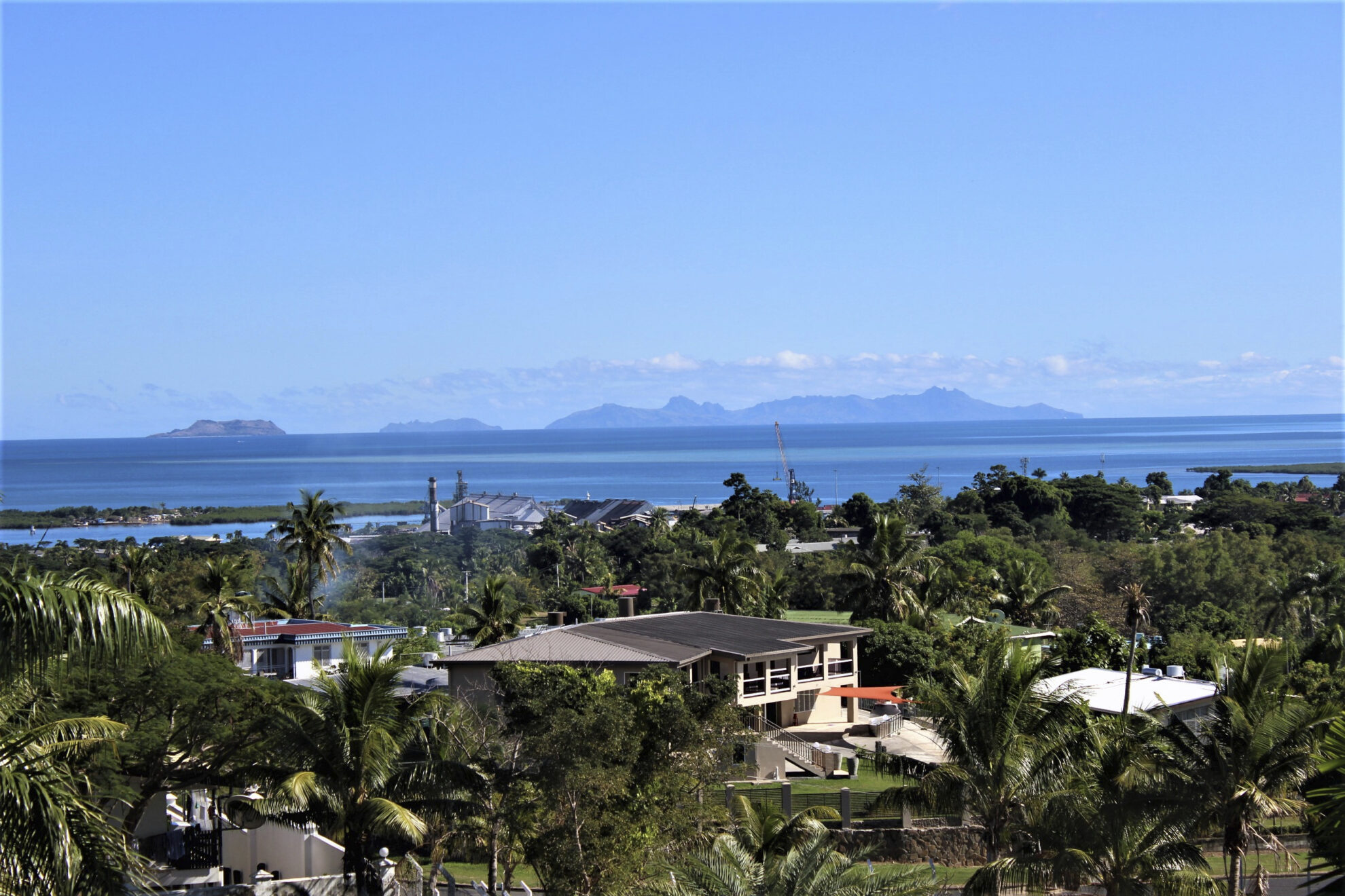 Skyline von Lautoka,Fidschi Inseln