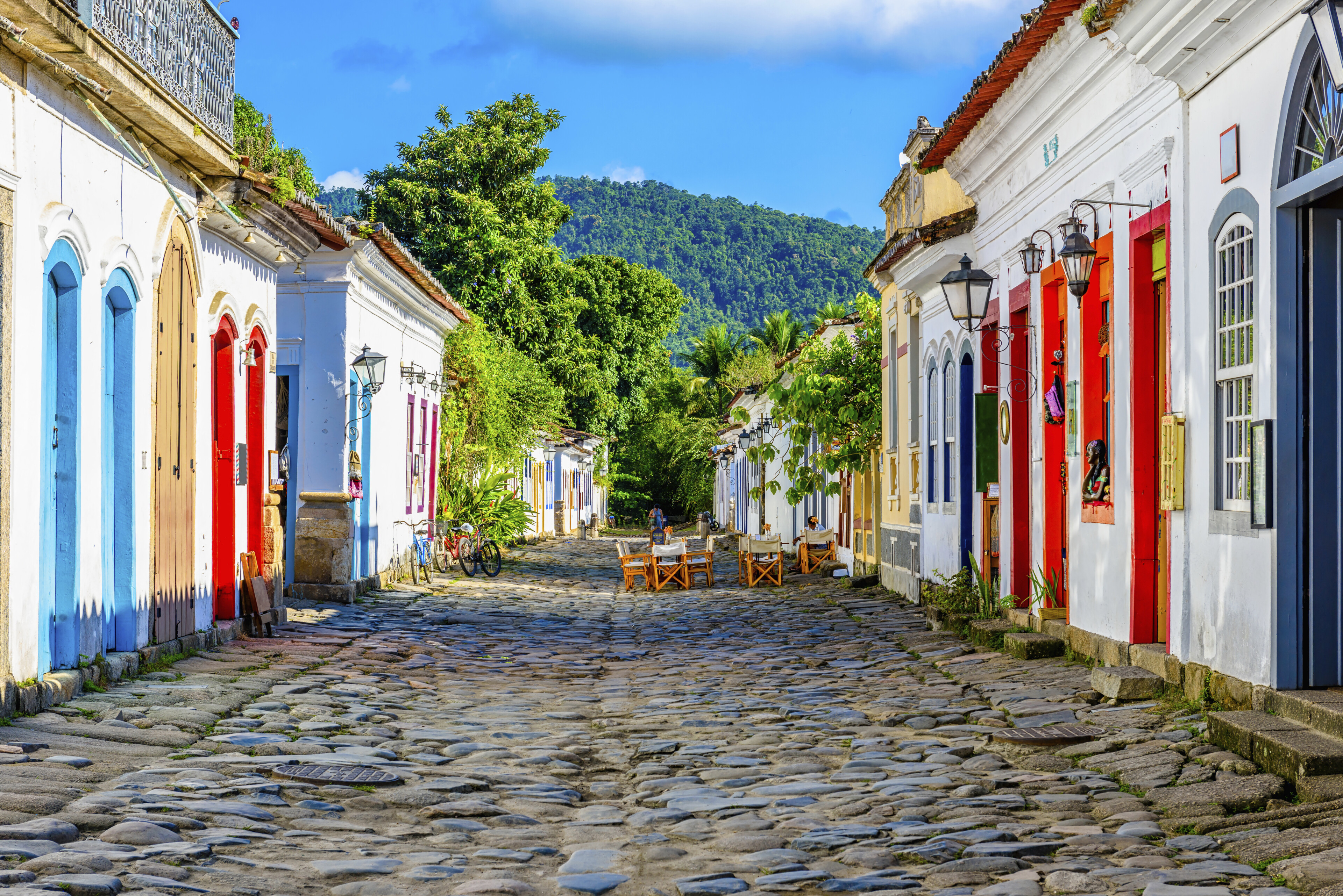 Gasse von Parati, Brasilien