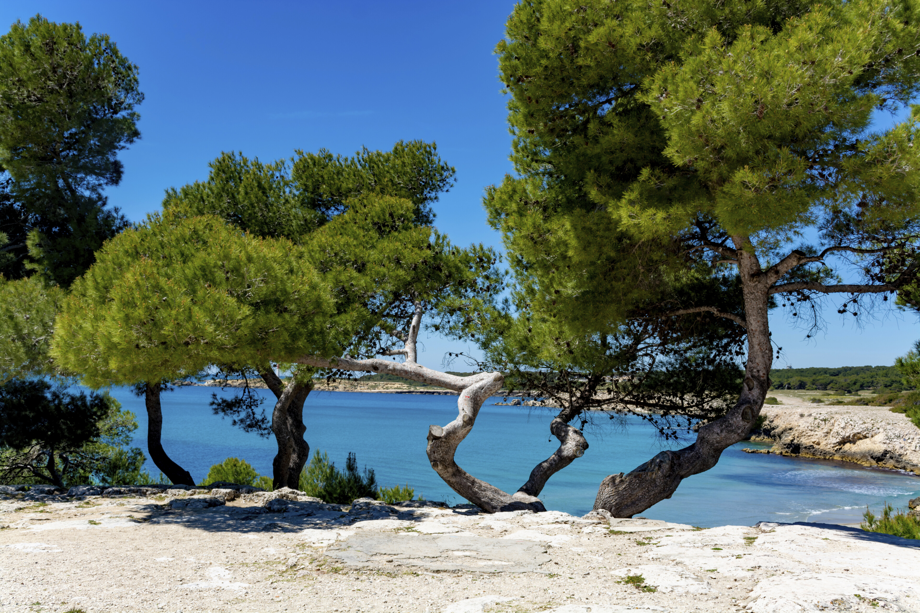 Meer in Martigues, Frankreich