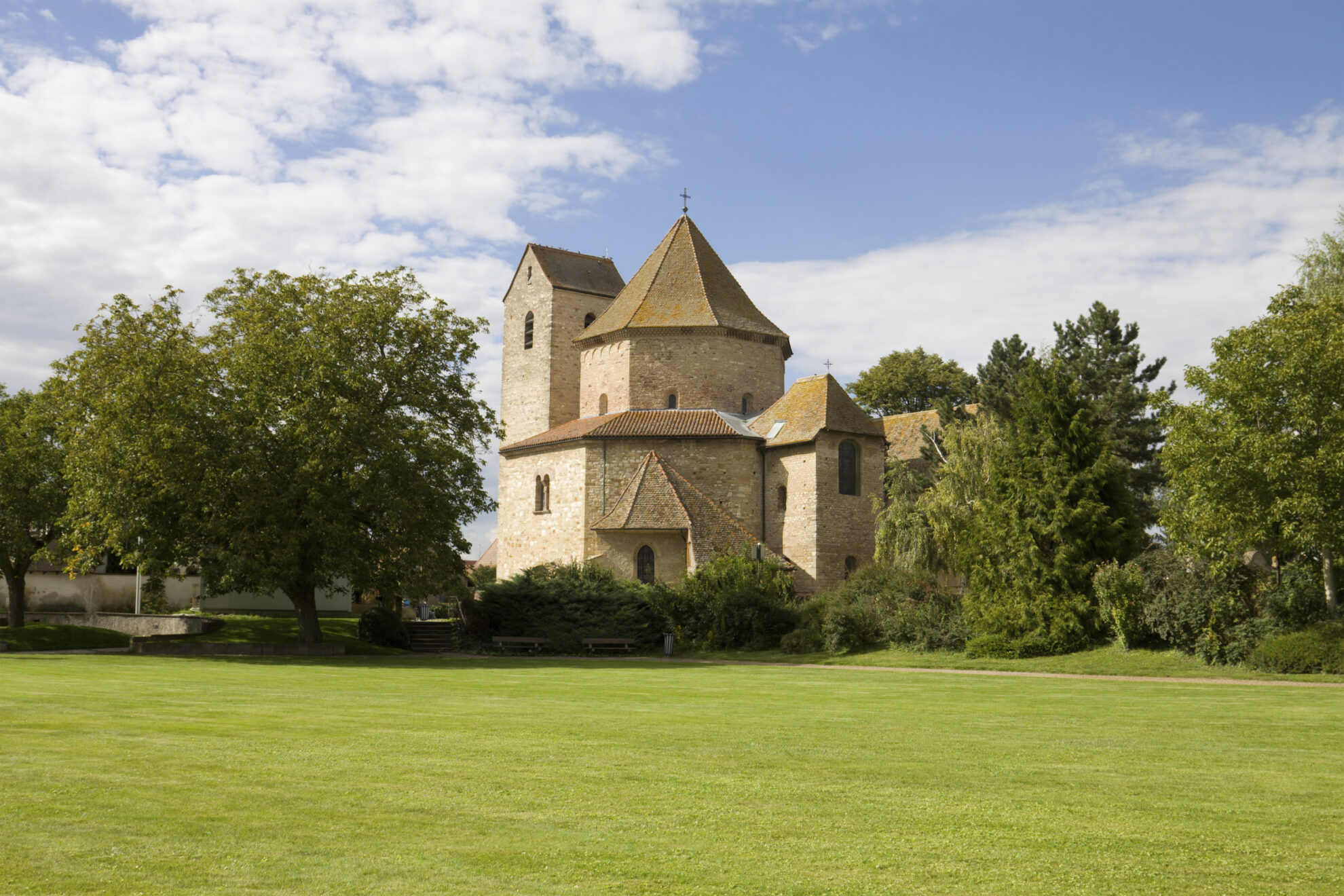 Abteilkirche in Ottmarsheim, Frankreich