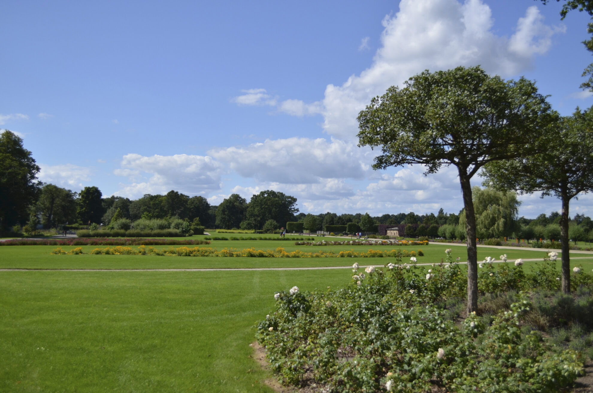 Schlosspark in Oranienburg, Deutschland