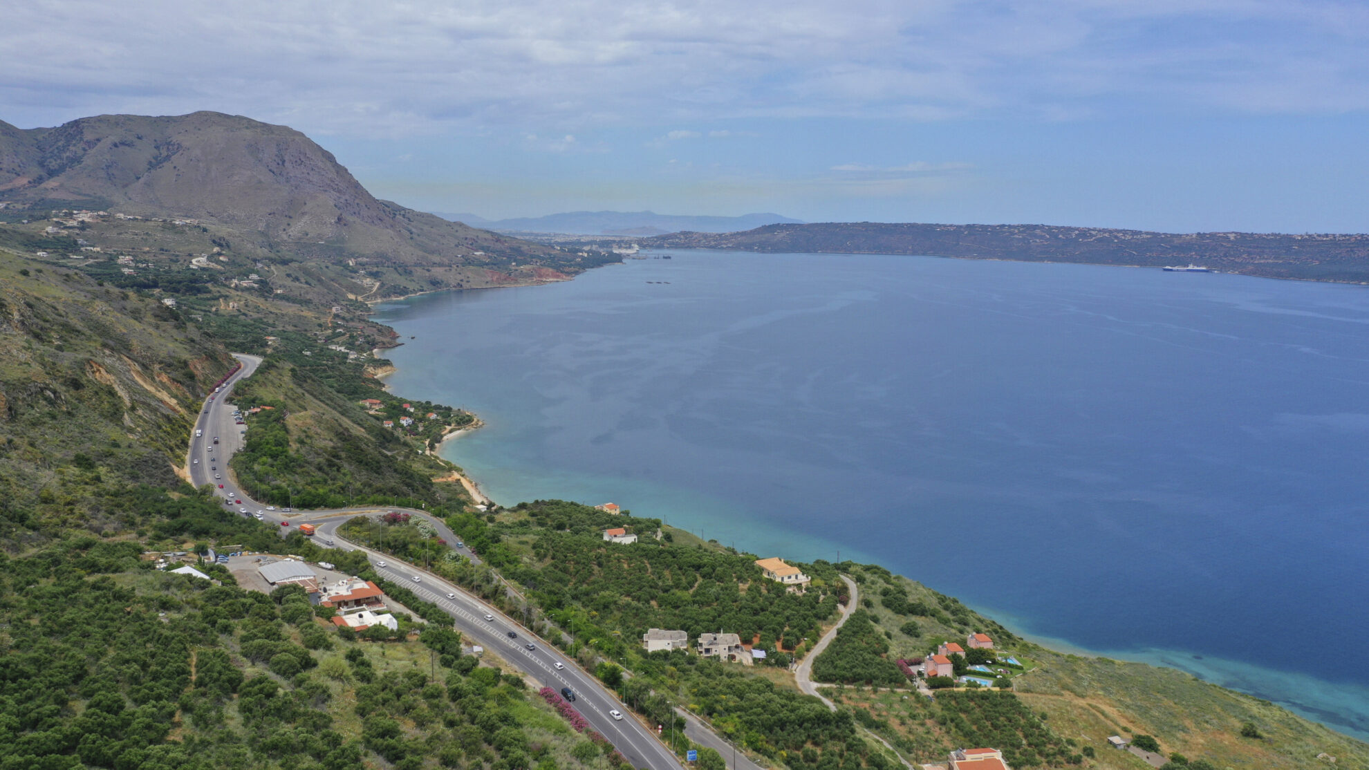 Kueste von Souda Bay, Griechenland