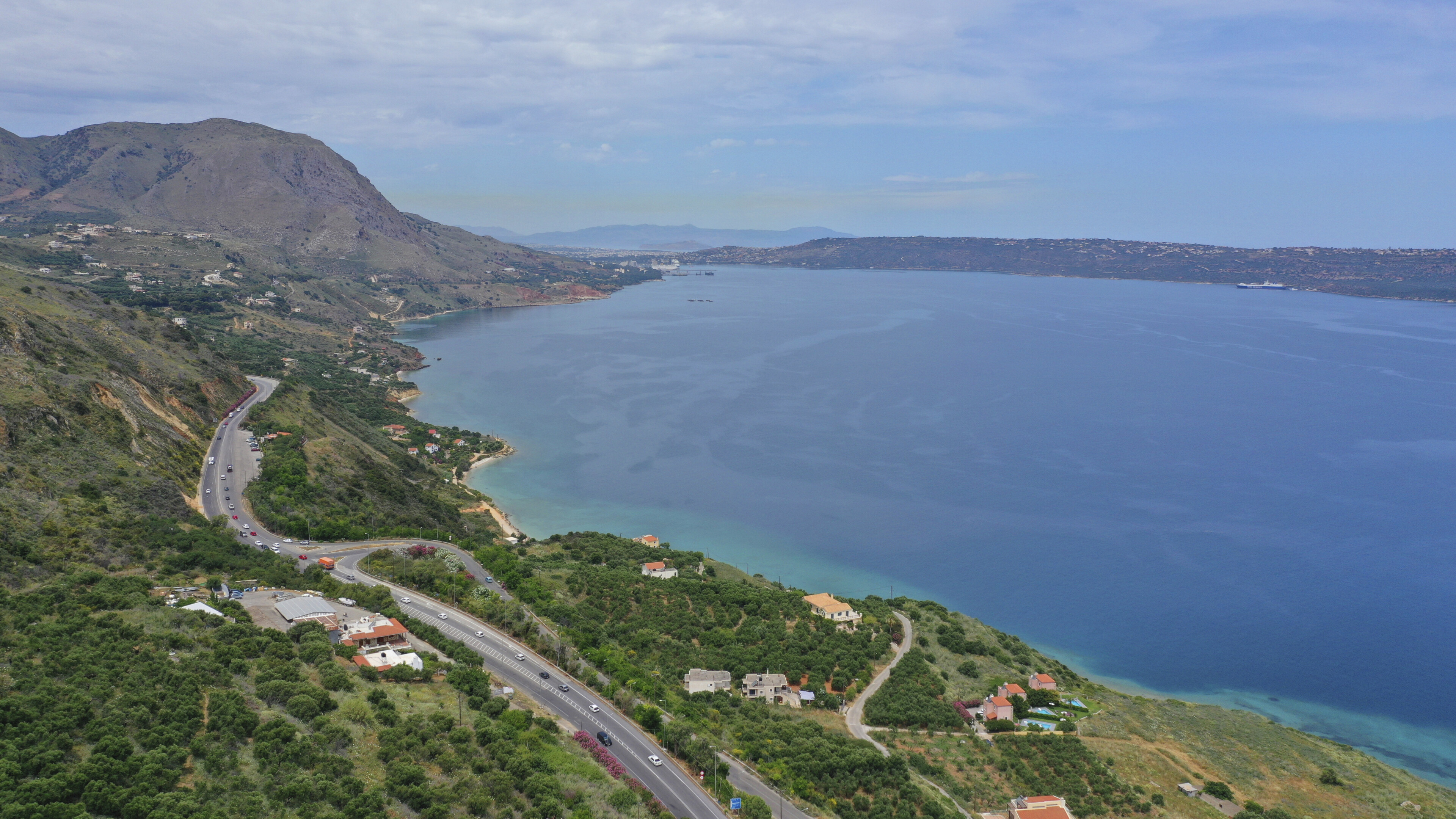 Kueste von Souda Bay, Griechenland