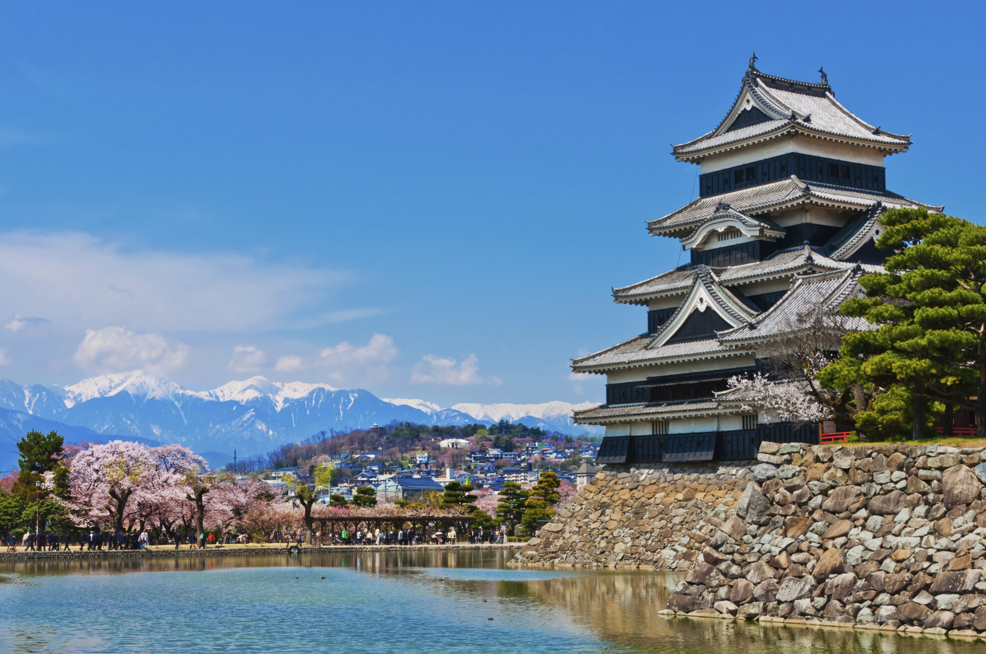 Burg Matsumoto in Matsumoto, Japan