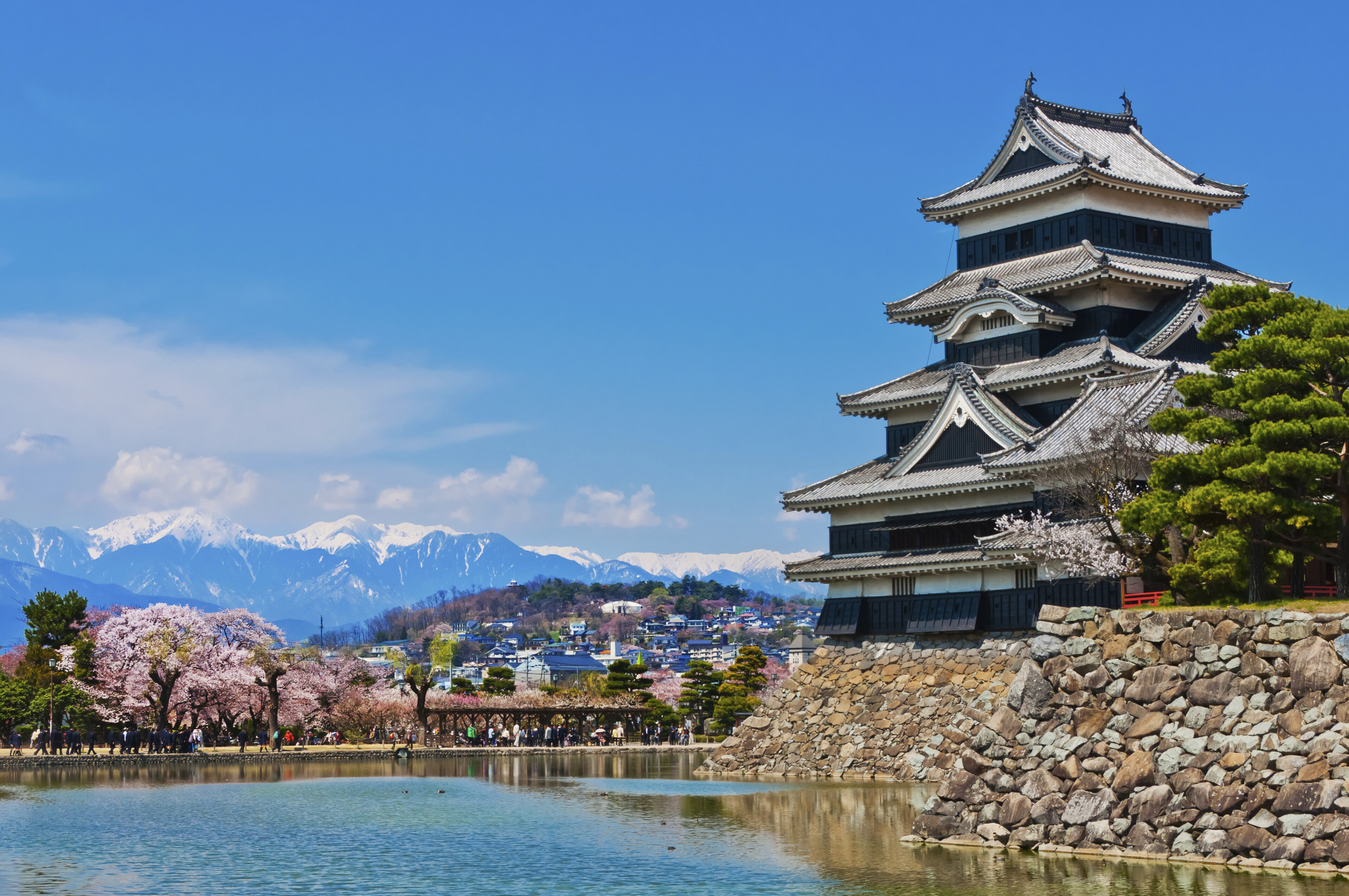 Burg Matsumoto in Matsumoto, Japan
