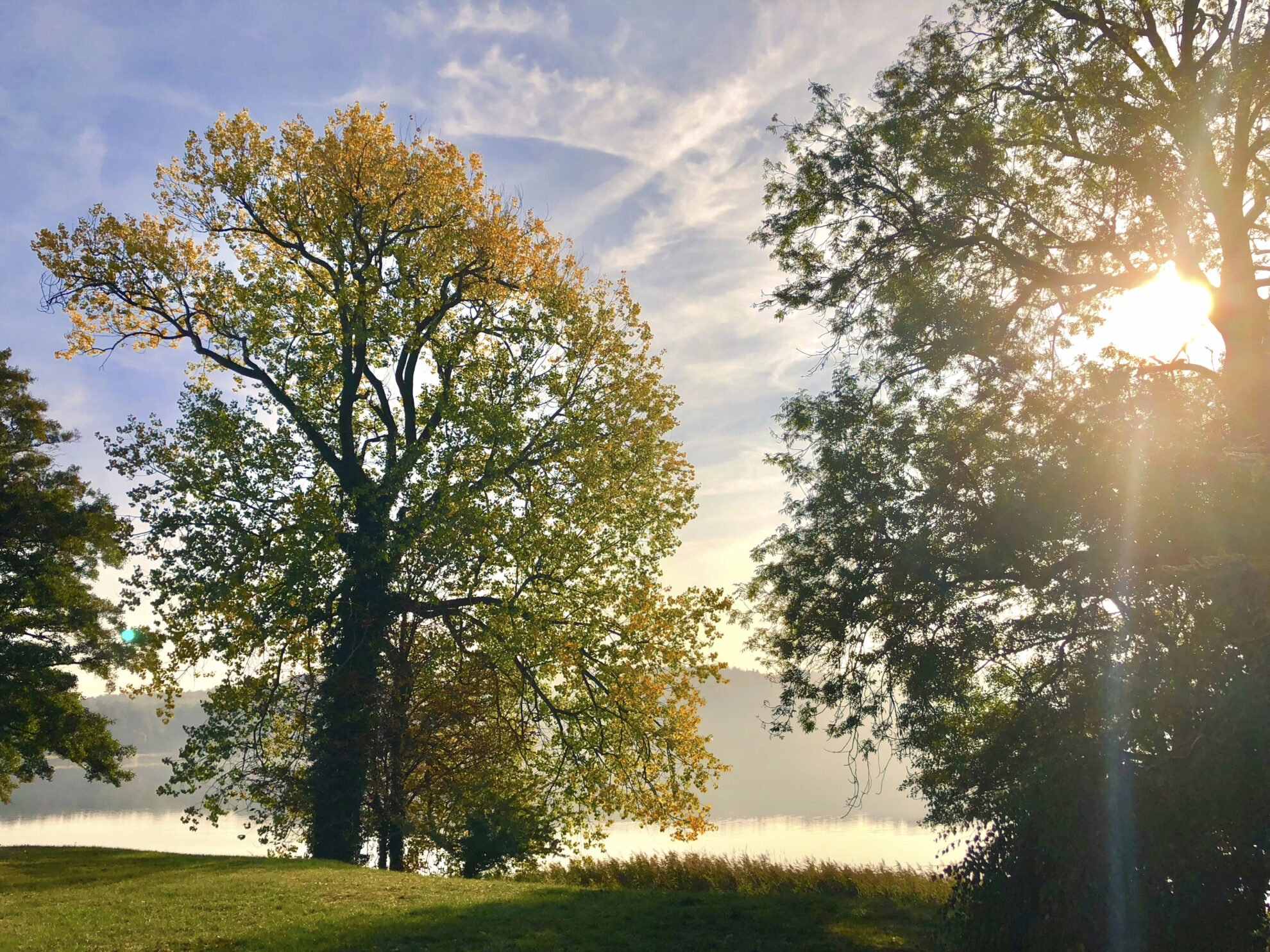 Sonne in Parchim, Deutschland