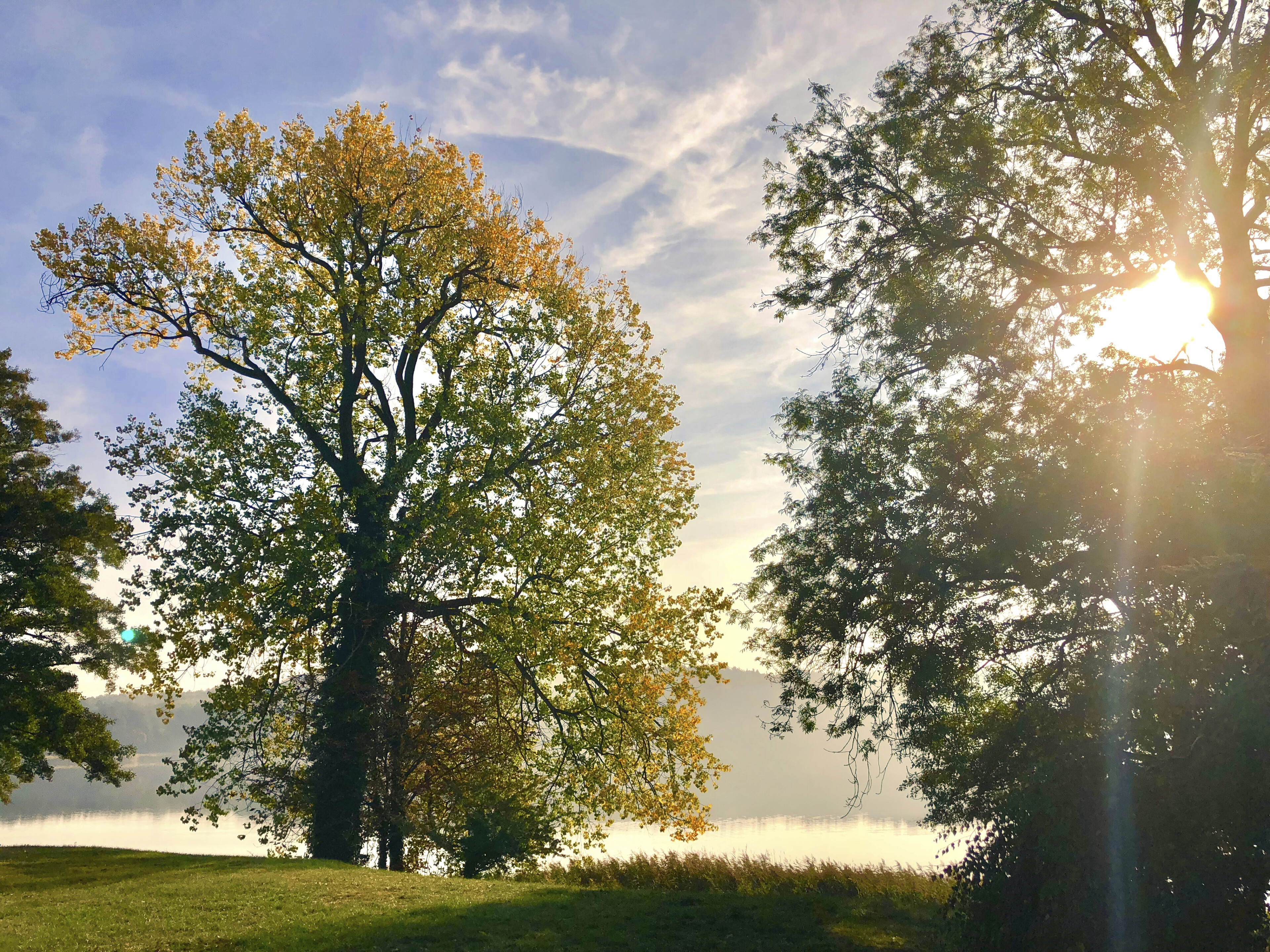 Sonne in Parchim, Deutschland