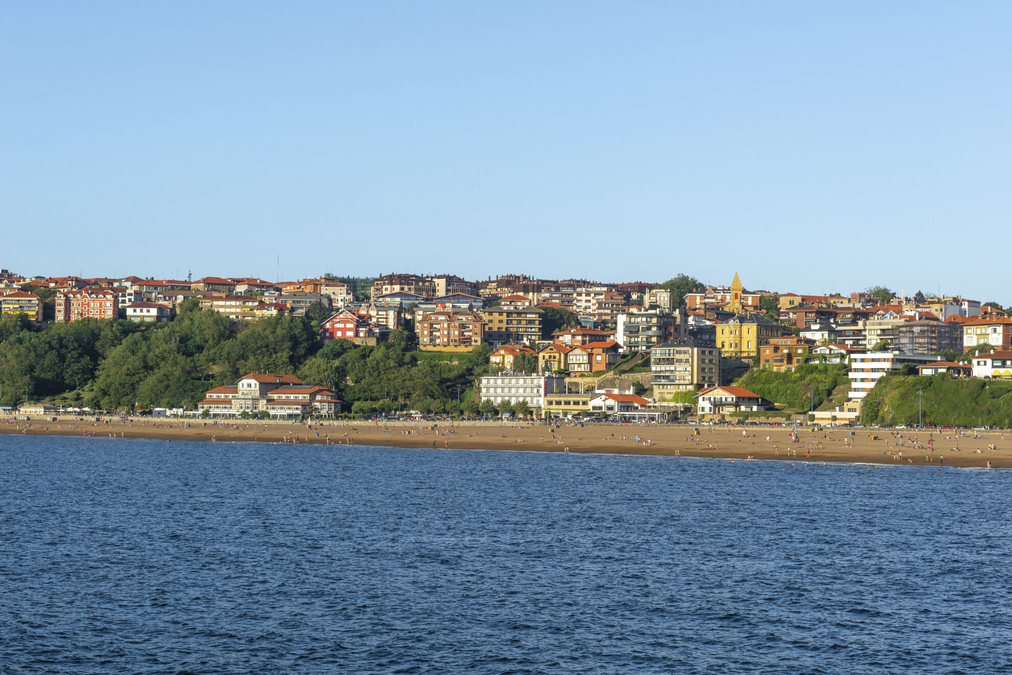 Skyline von Gextro, Spanien