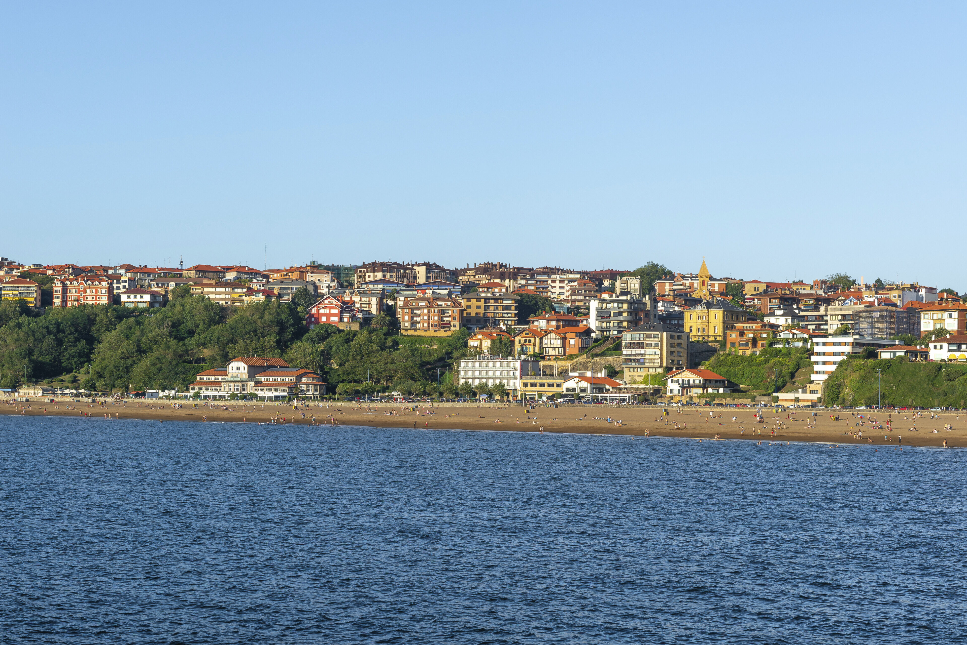 Skyline von Gextro, Spanien