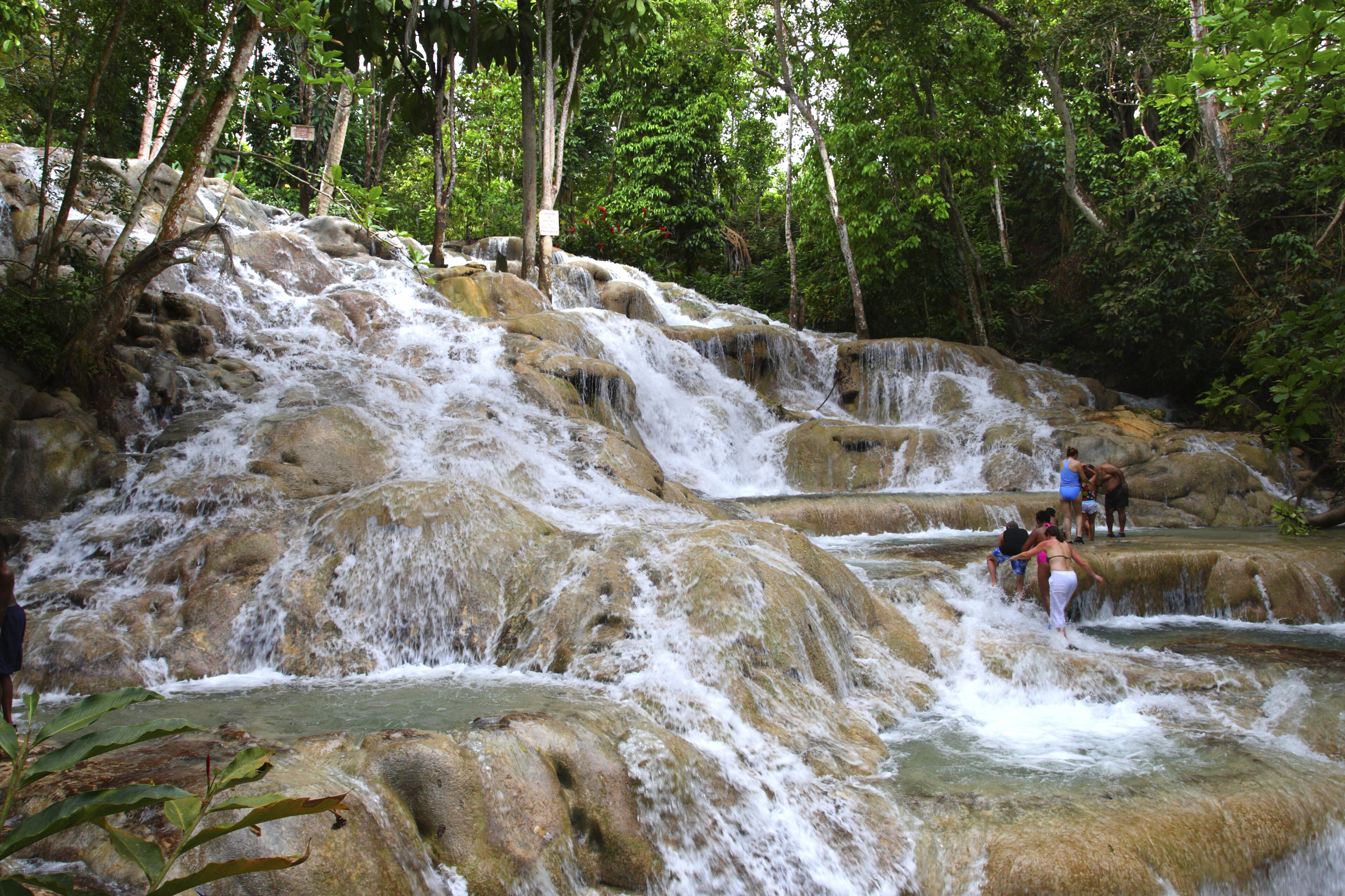 Dunn’s River Falls in Ocho Rios auf Jamaika, Karibik