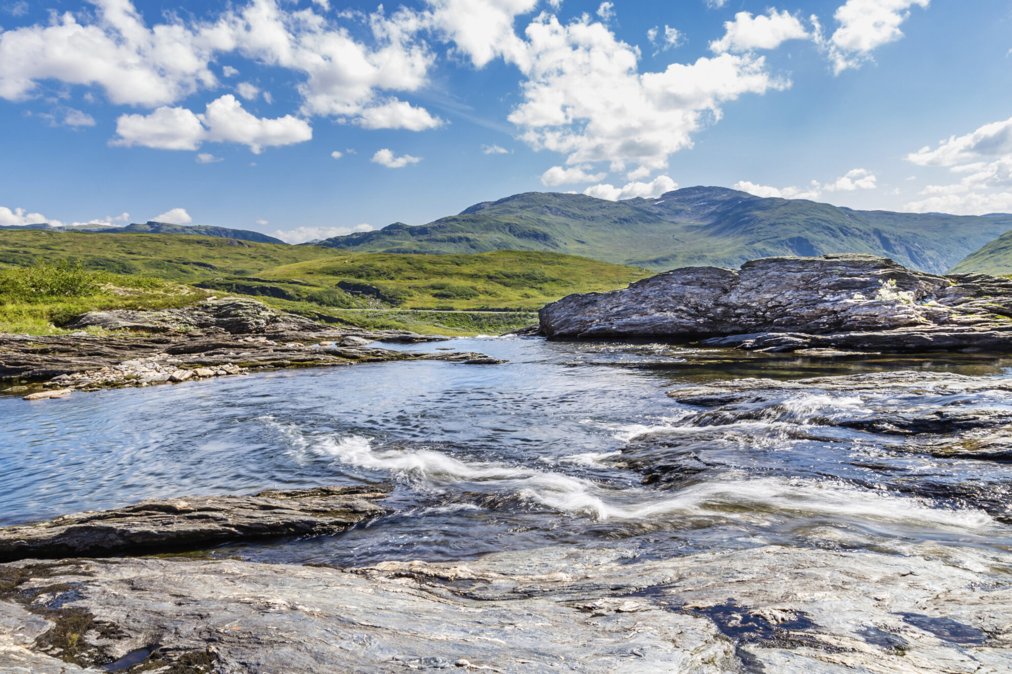 Landschaft von Nauste, Norwegen