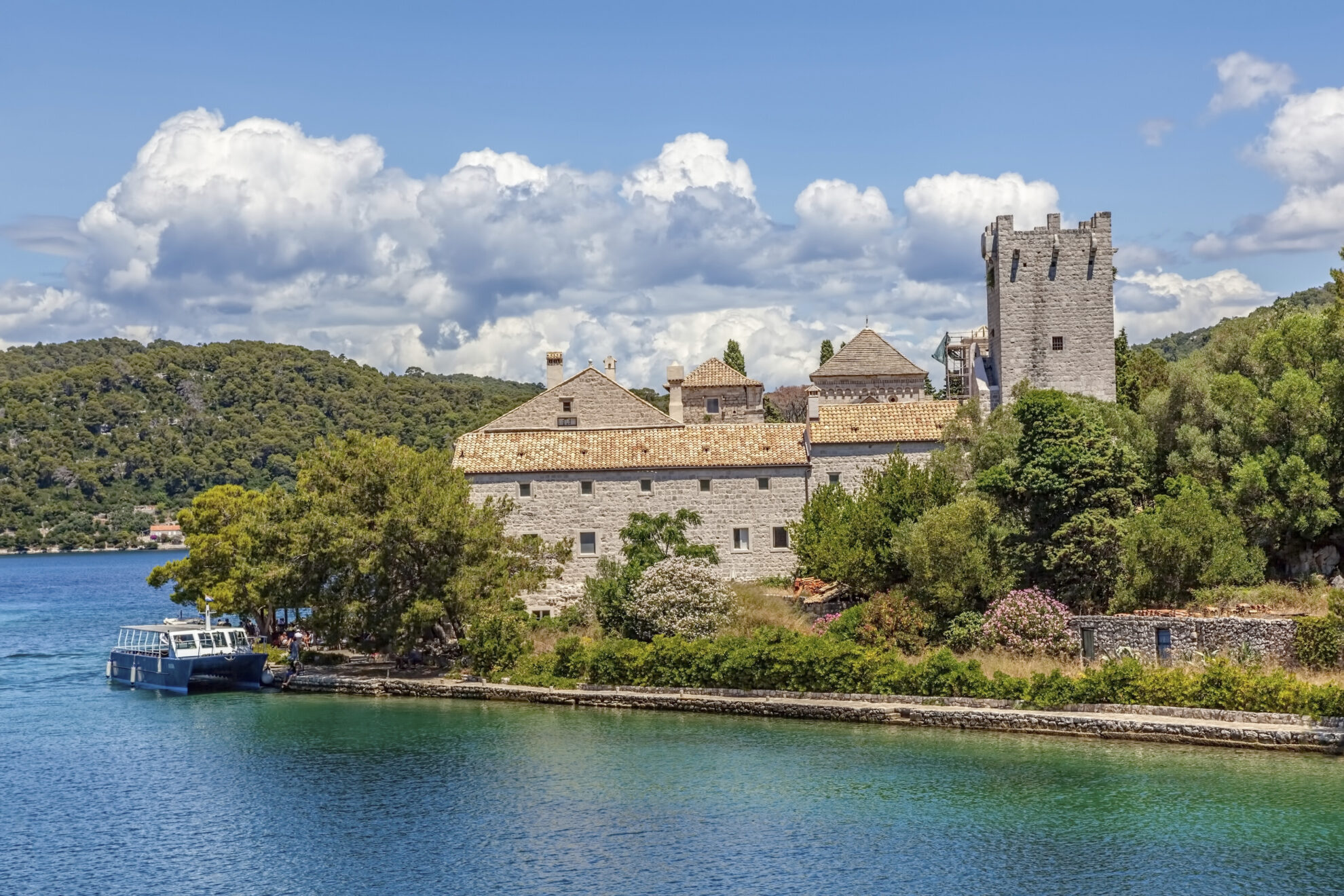 Kloster auf der Insel Mljet, Kroatien