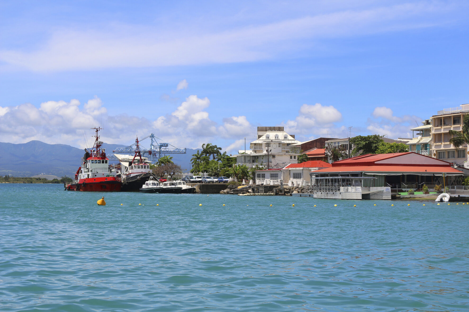 Point a Pitre Hafen, Karibik