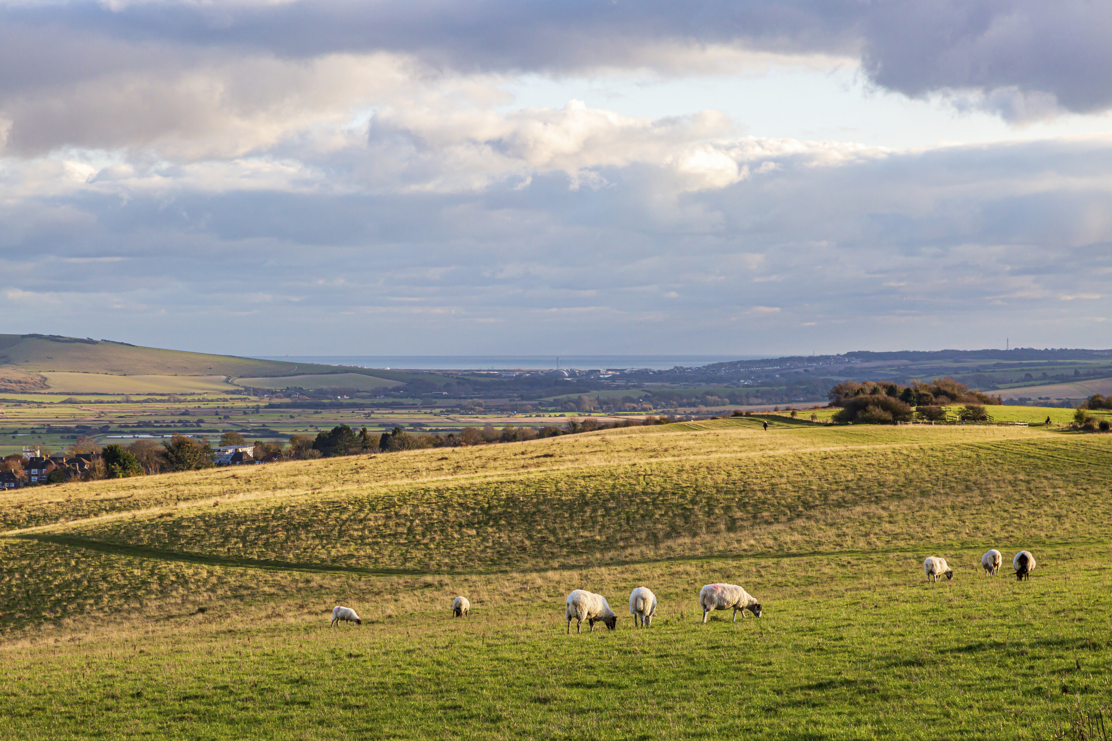 Landschaft von Sussex, England
