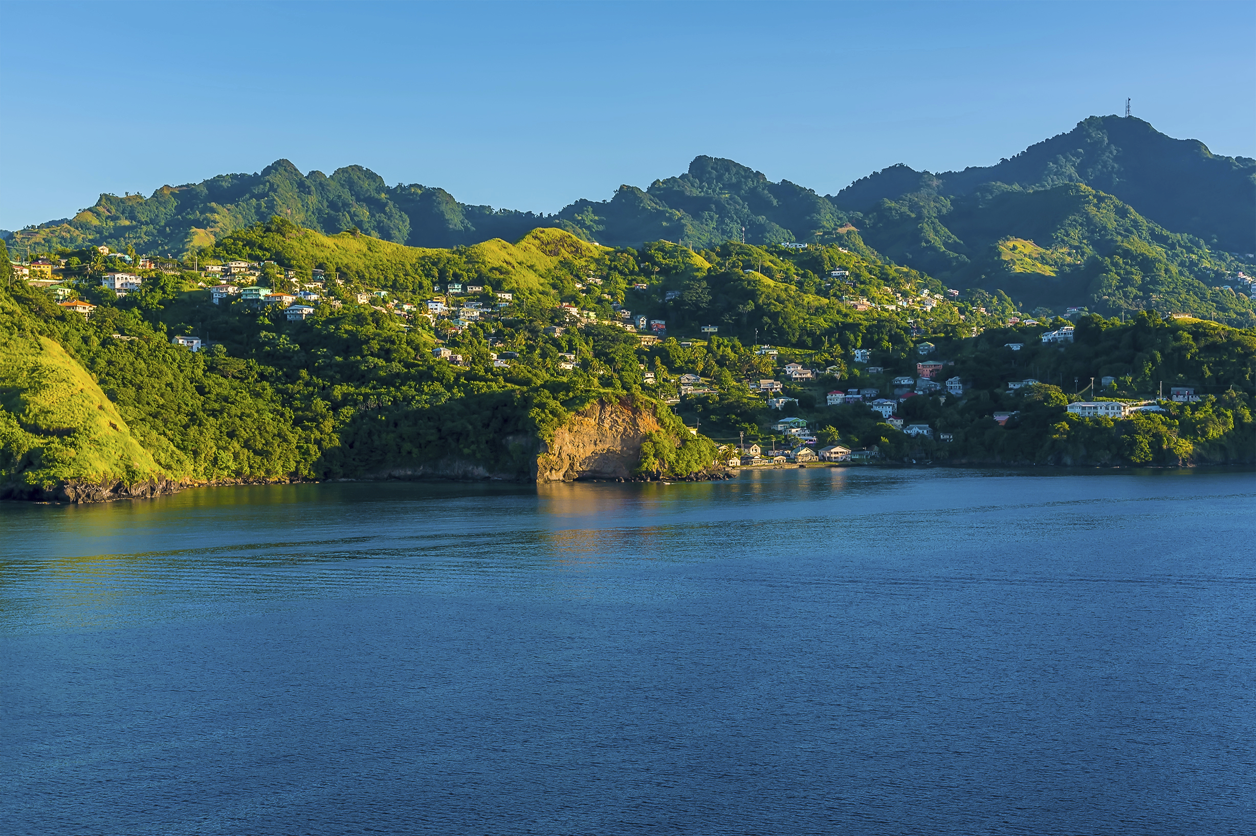 Panorama von Kingstown, Saint Vincent
