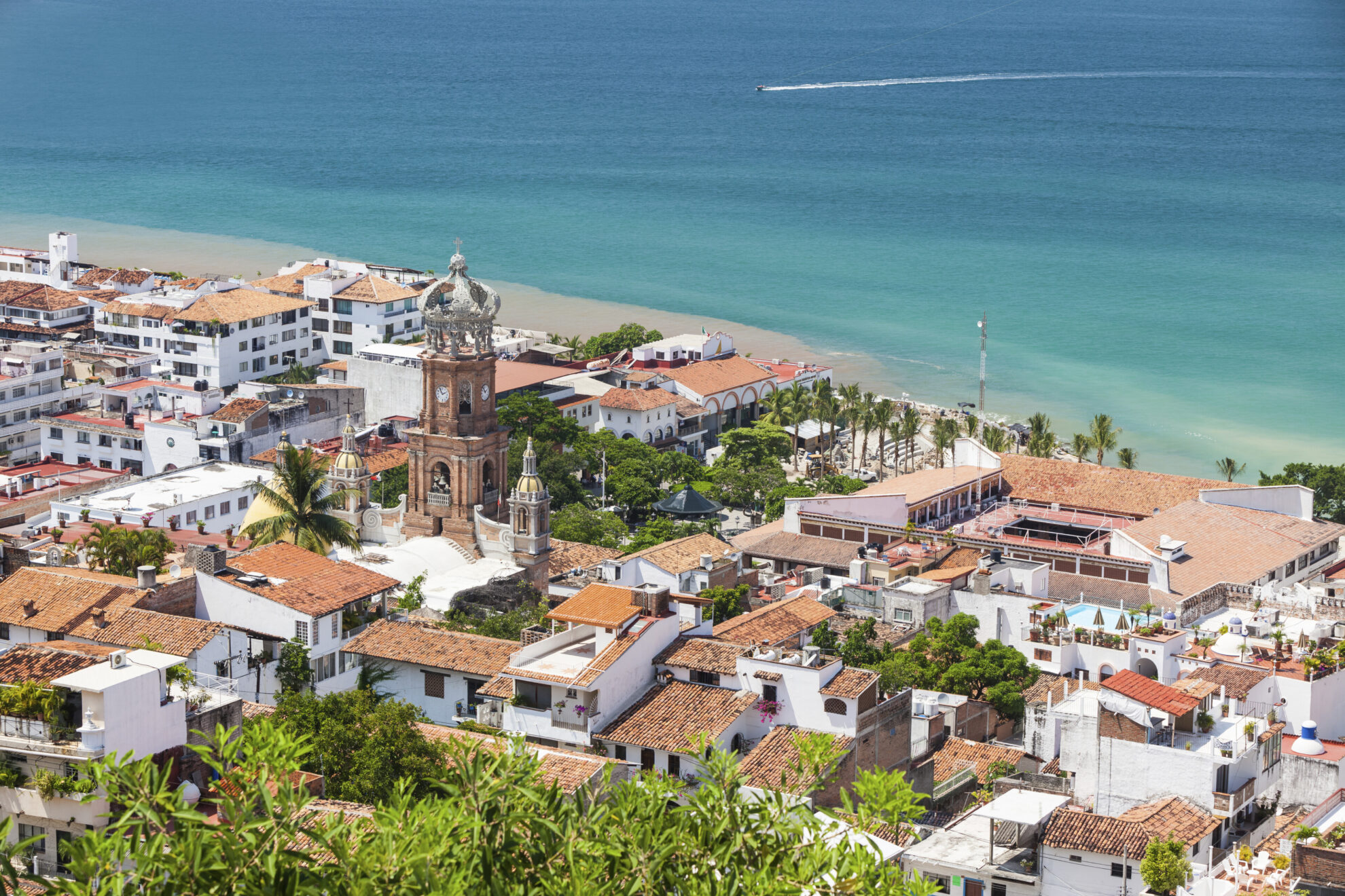 Puerto Vallarta aus der Vogelperspektive, Mexiko