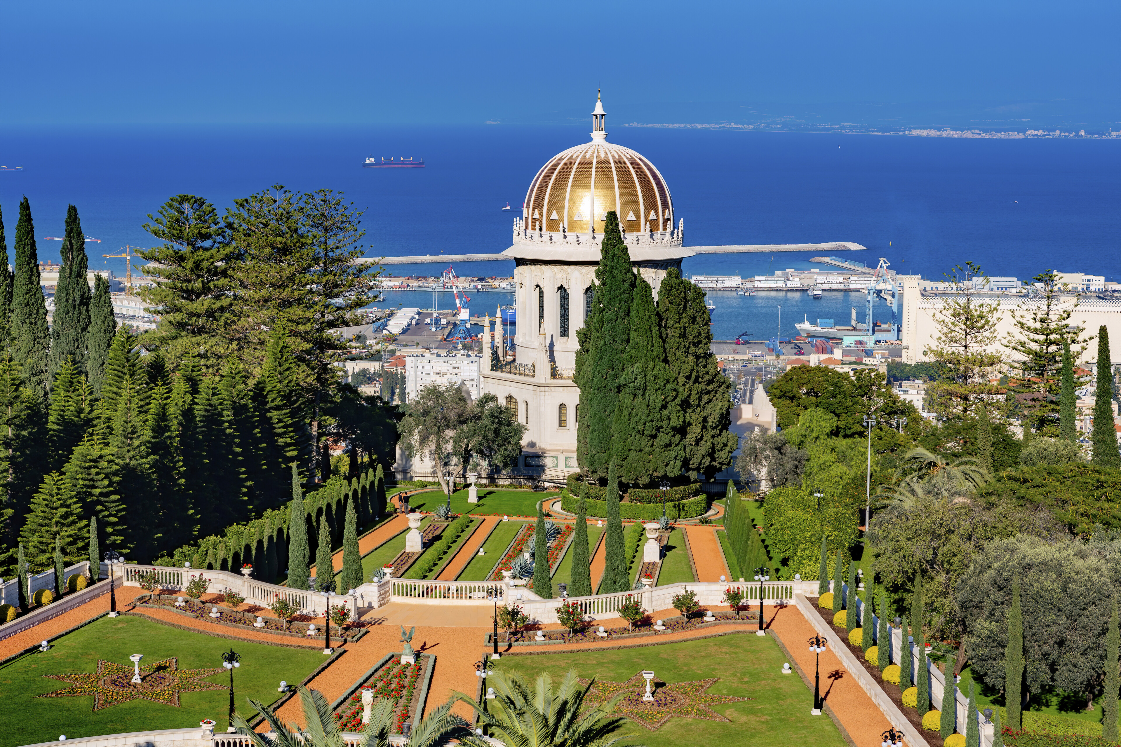 Haifa, Bahai Garten