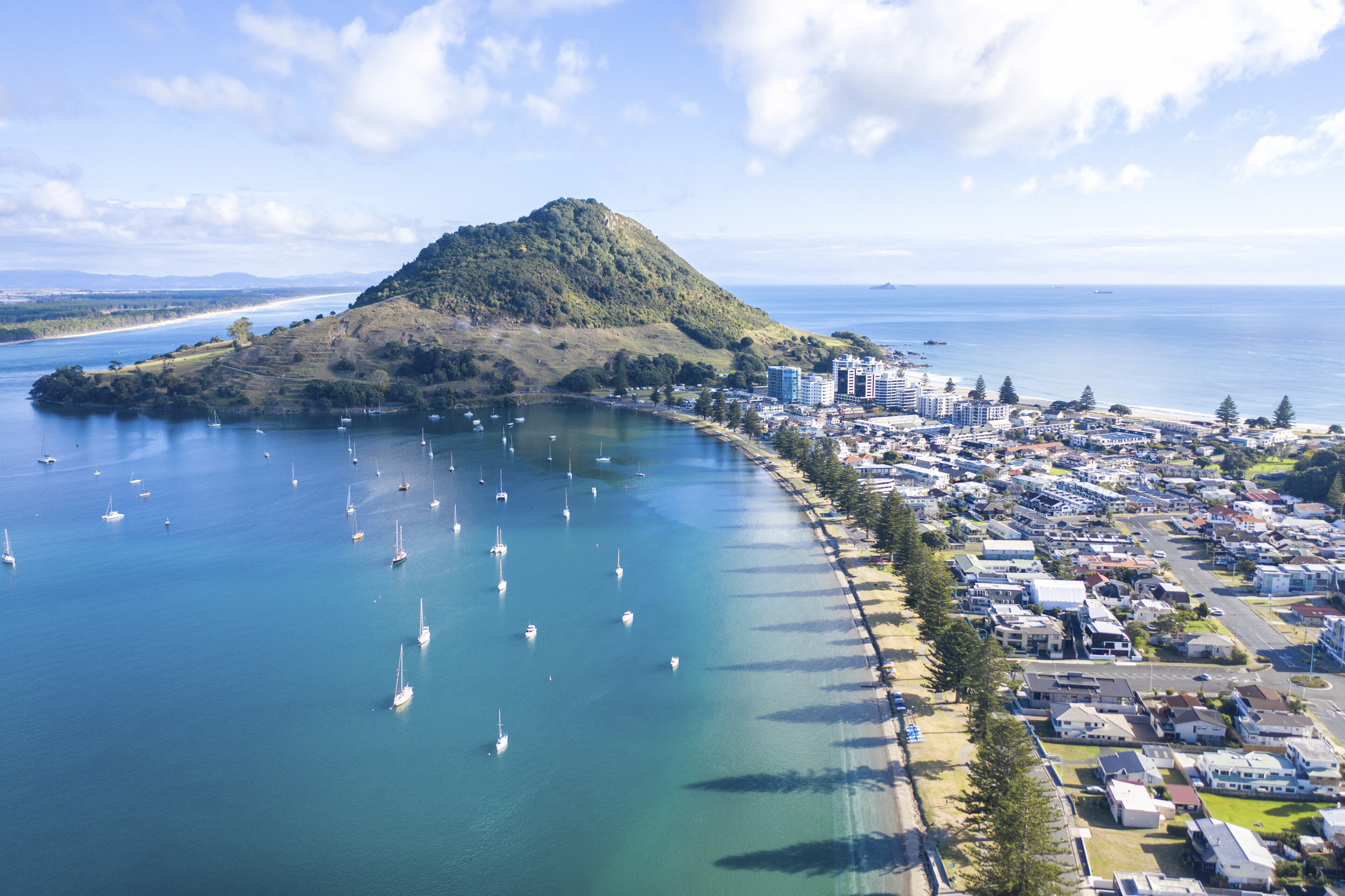 Mount Maunganui, Helikopterflug