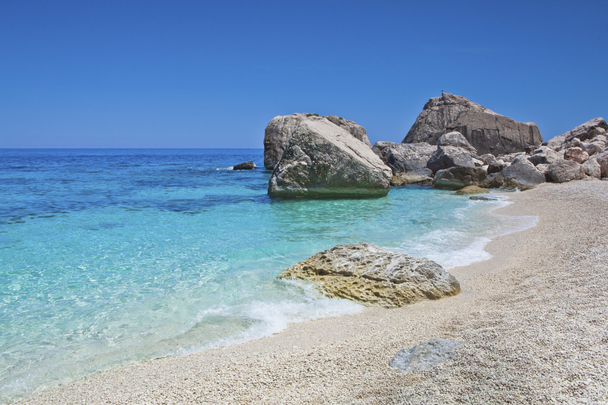 Strand von Olbia in Sardinien, Italien