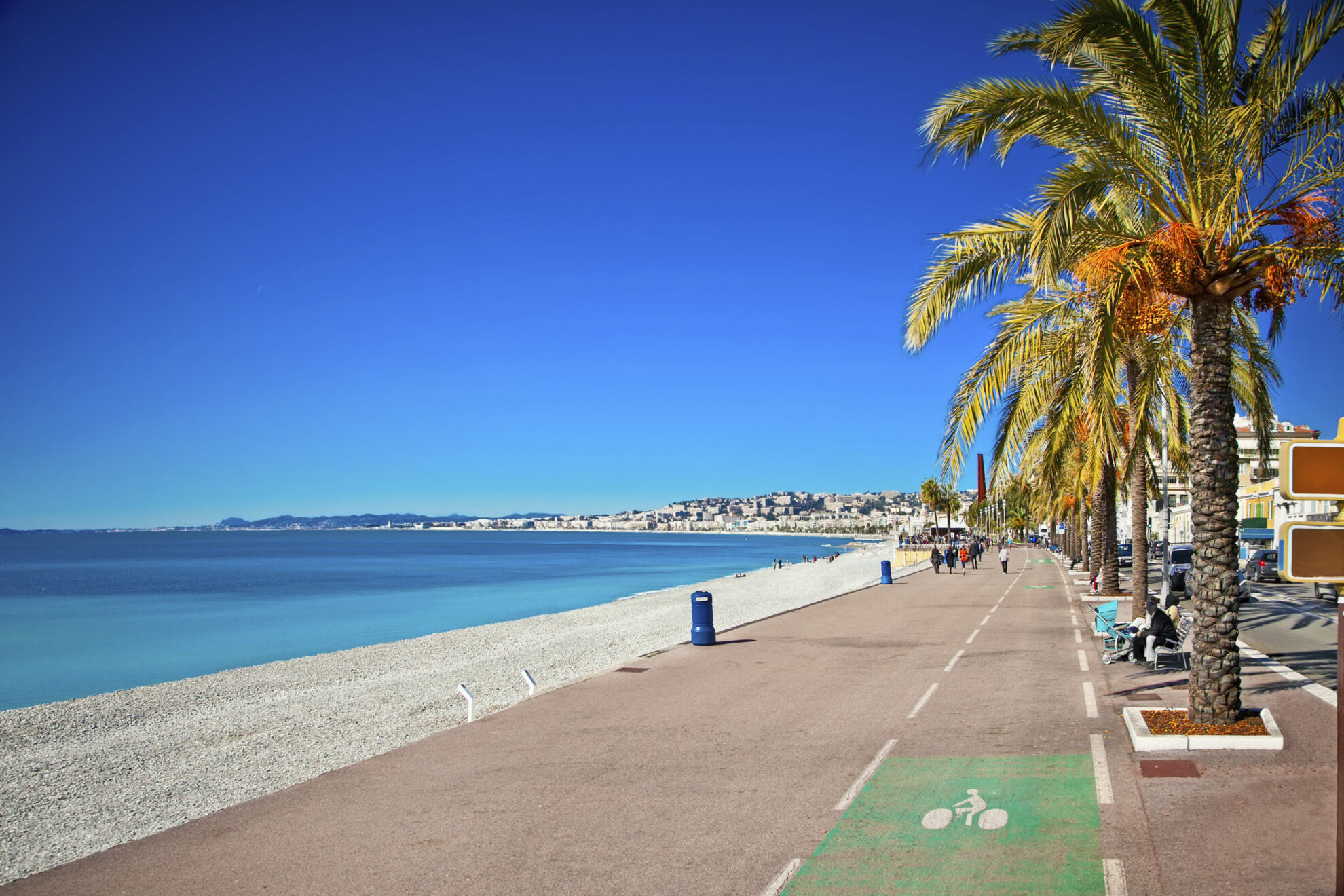 Uferpromenade von Nizza, Frankreich