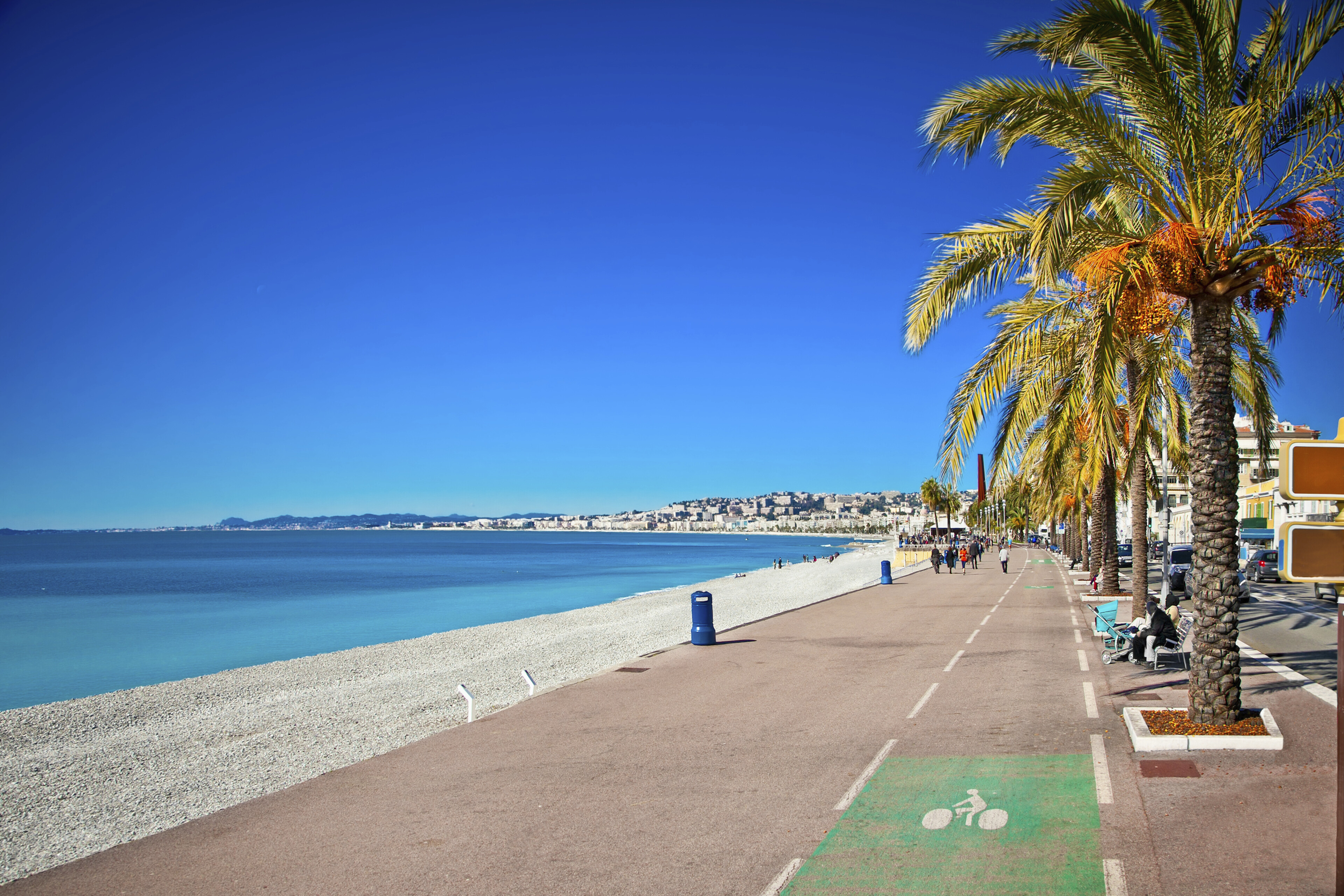 Uferpromenade von Nizza, Frankreich