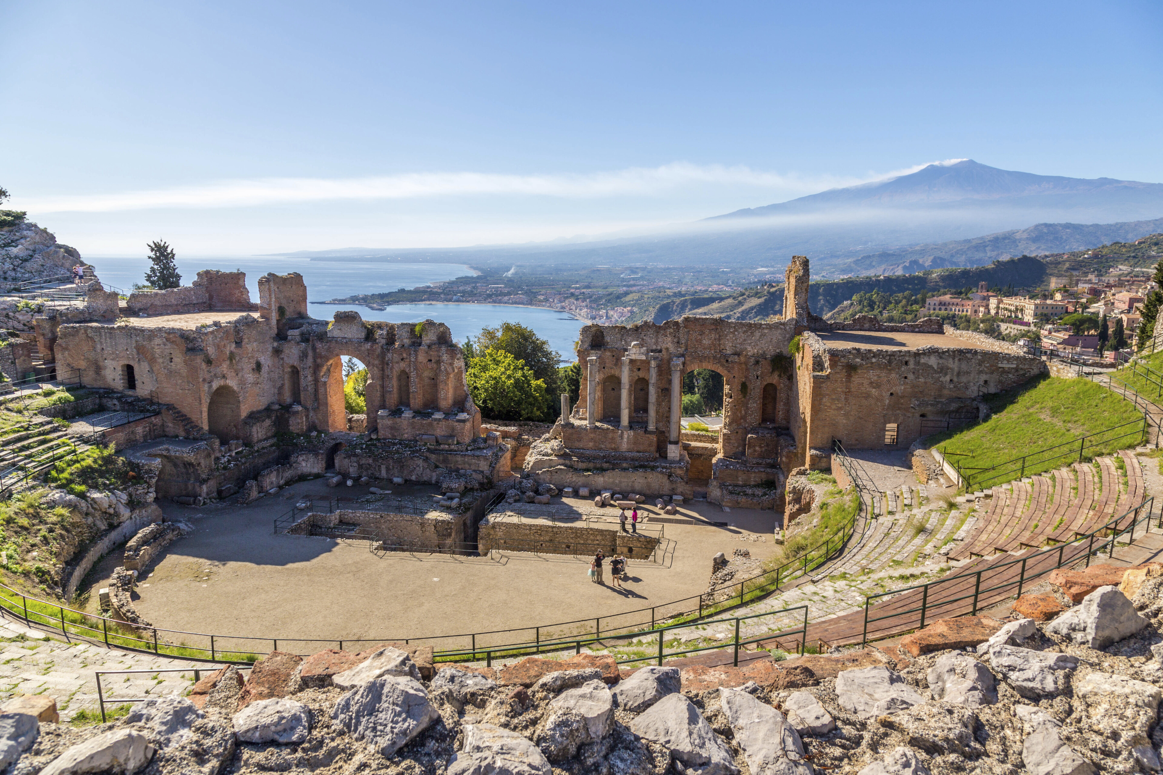 Griechisches Theater von Giardini Naxos, Italien