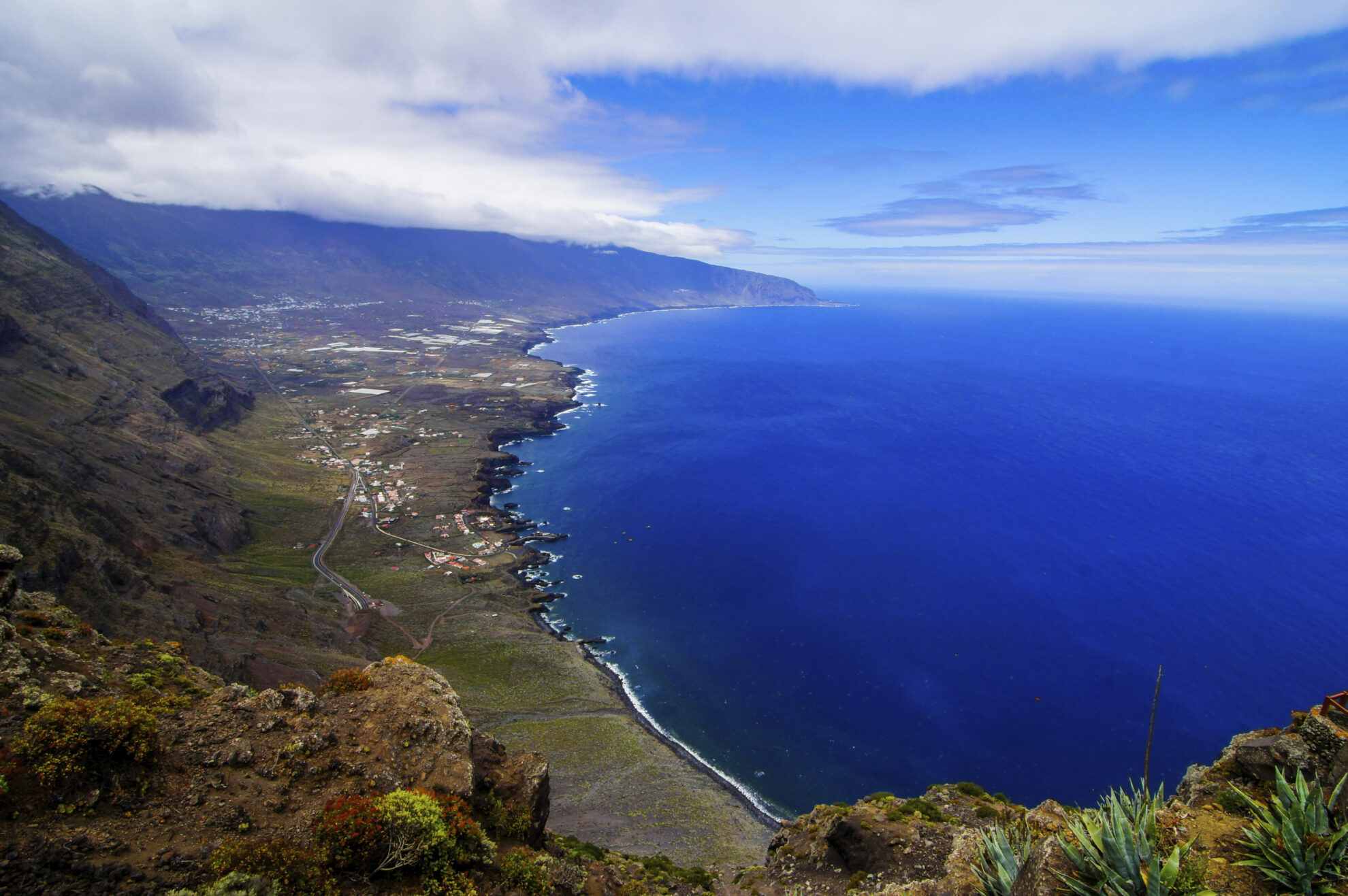 Blick auf die Küste von El Hierro, Spanien