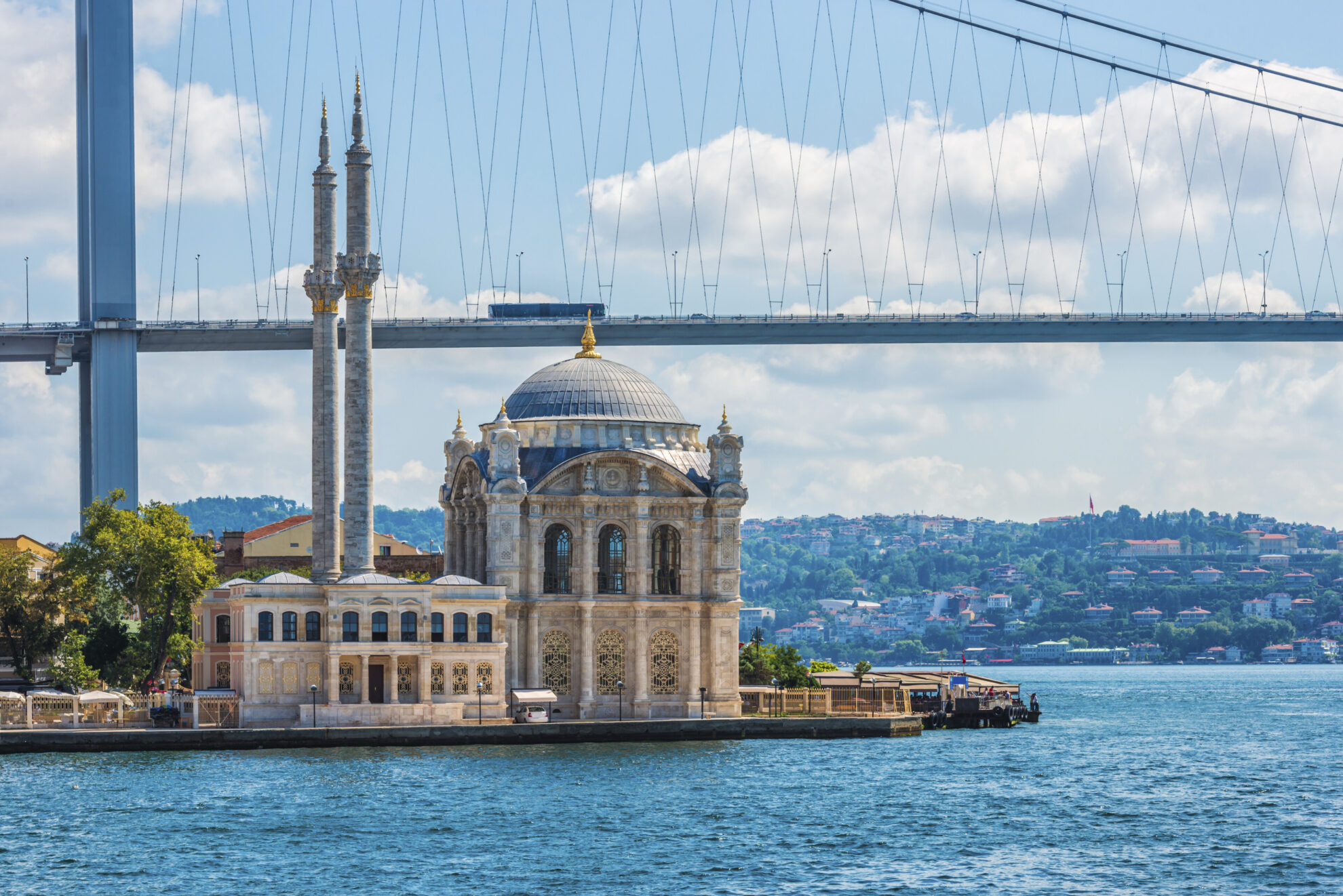 Meerenge Bosporus in Istanbul, Türkei