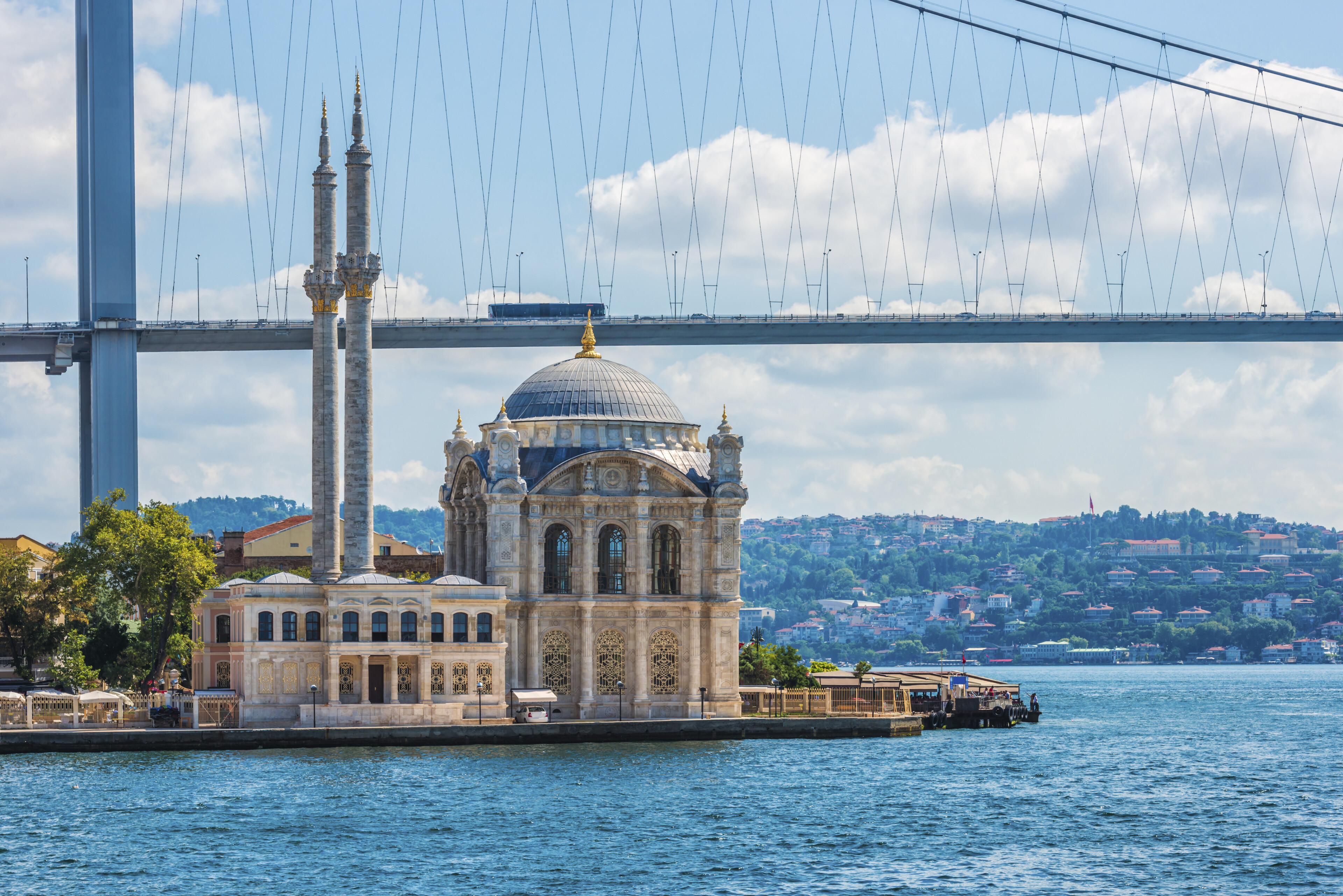 Meerenge Bosporus in Istanbul, Türkei