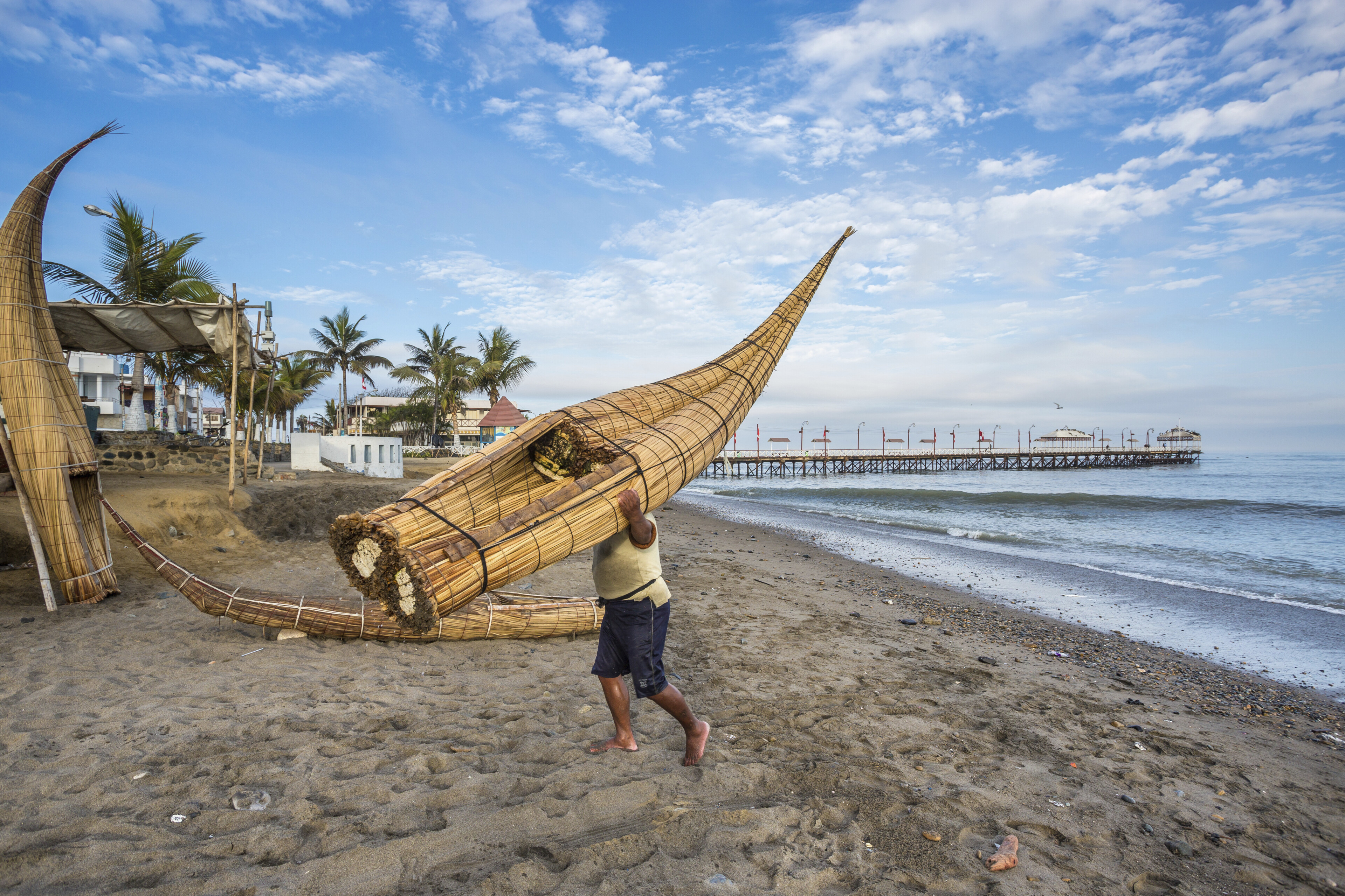 Huanchaco, Traditionelle Boote