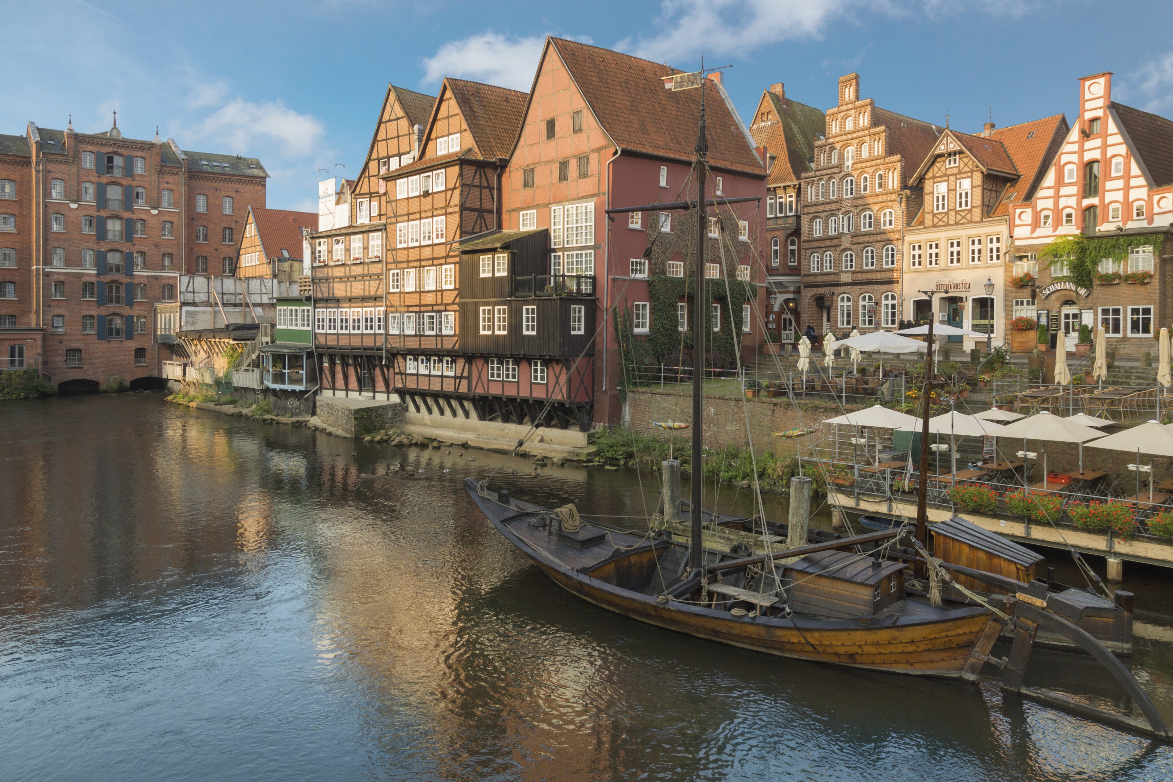Innenstadt von Lüneburg, Deutschland