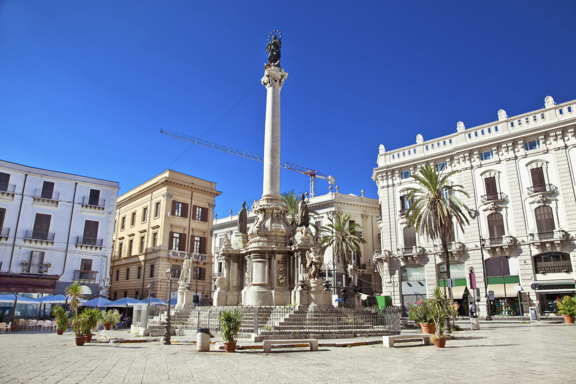 Piazza San Domenico in Palermo, Sizilien