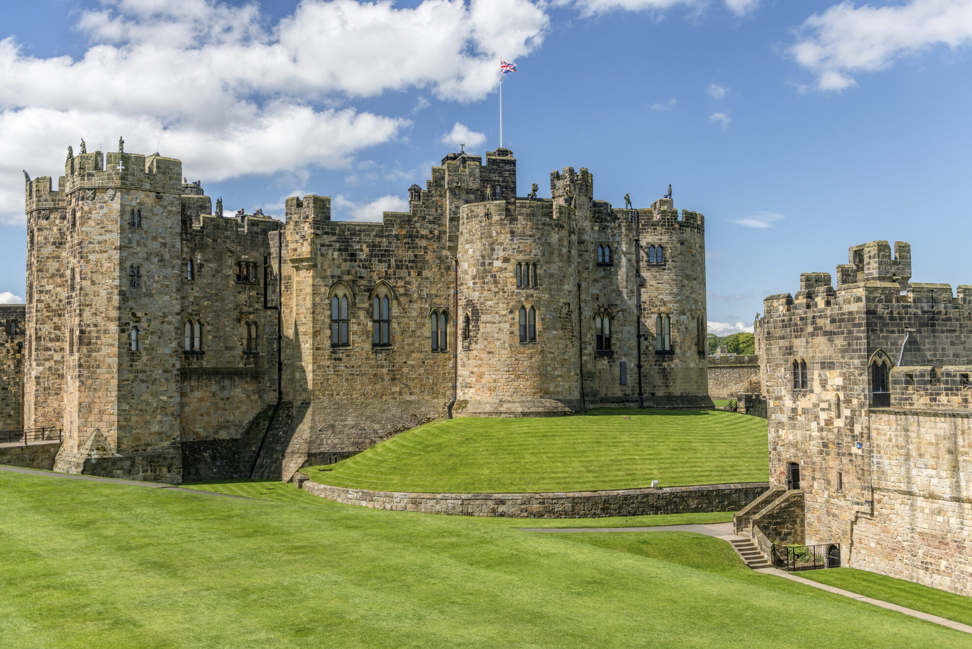 Alnwick Castle in Alnwick, England