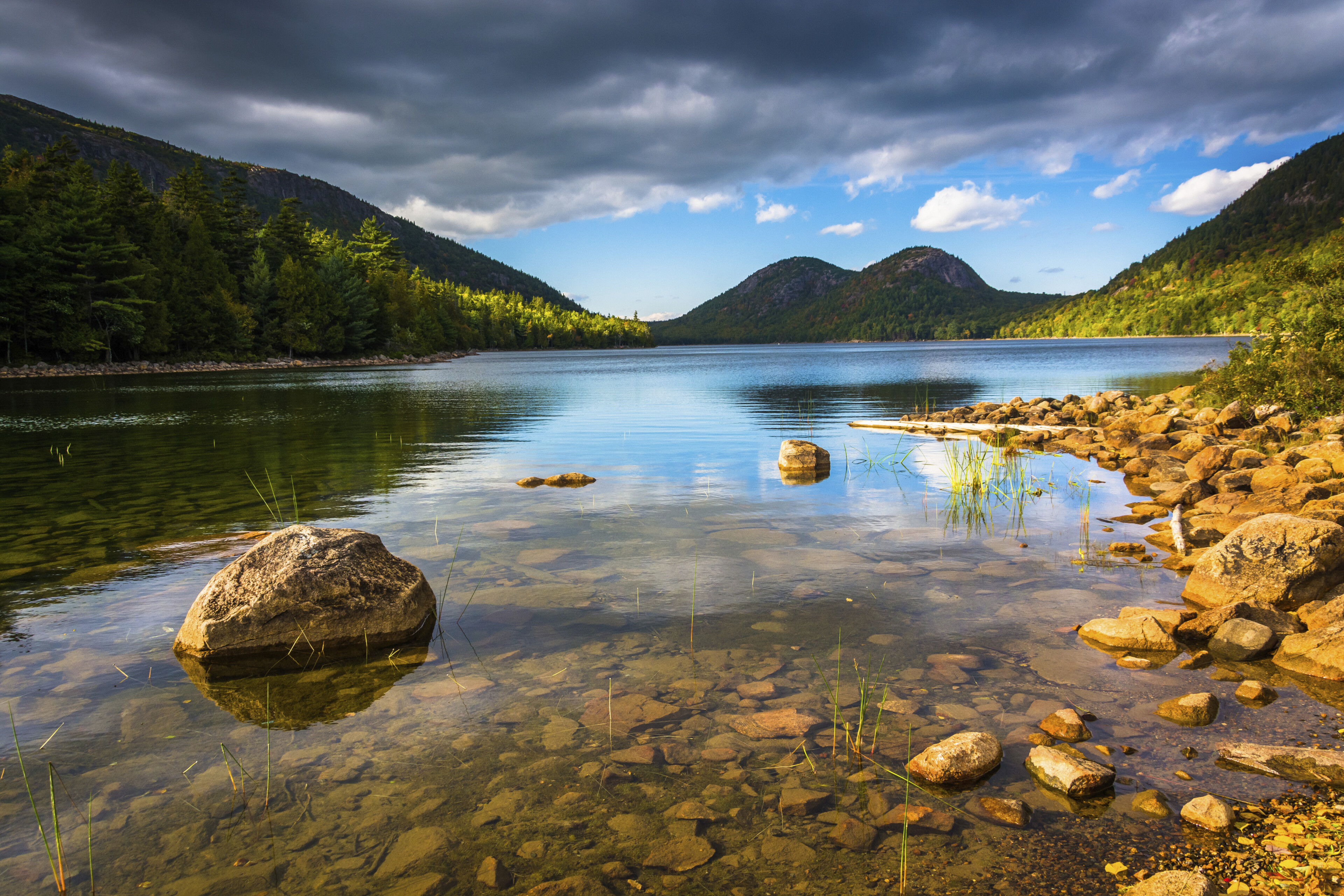 Malerische Landschaft im Acadia Nationalpark, USA
