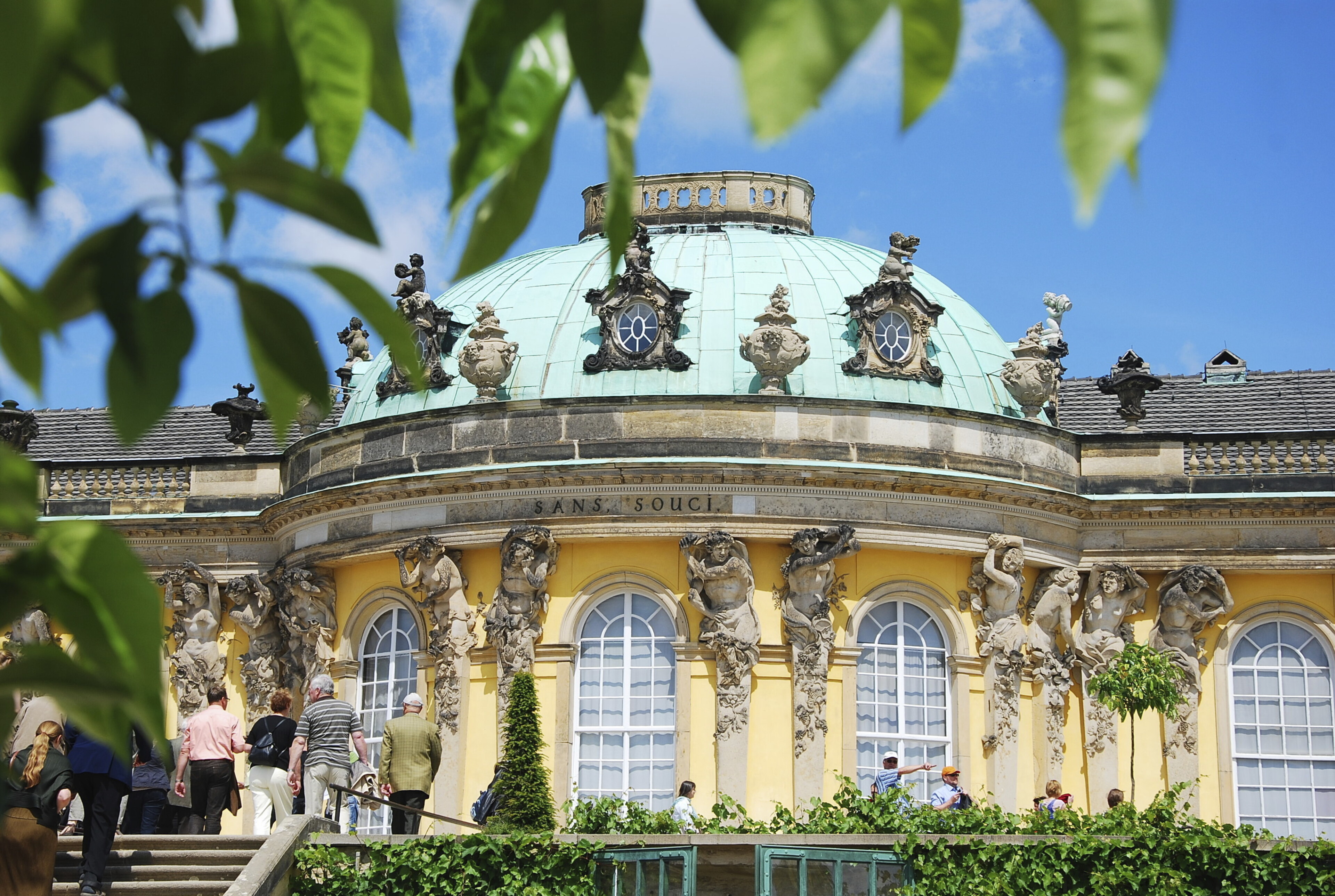 Schloss Sanssouci in Potsdam, Deutschland