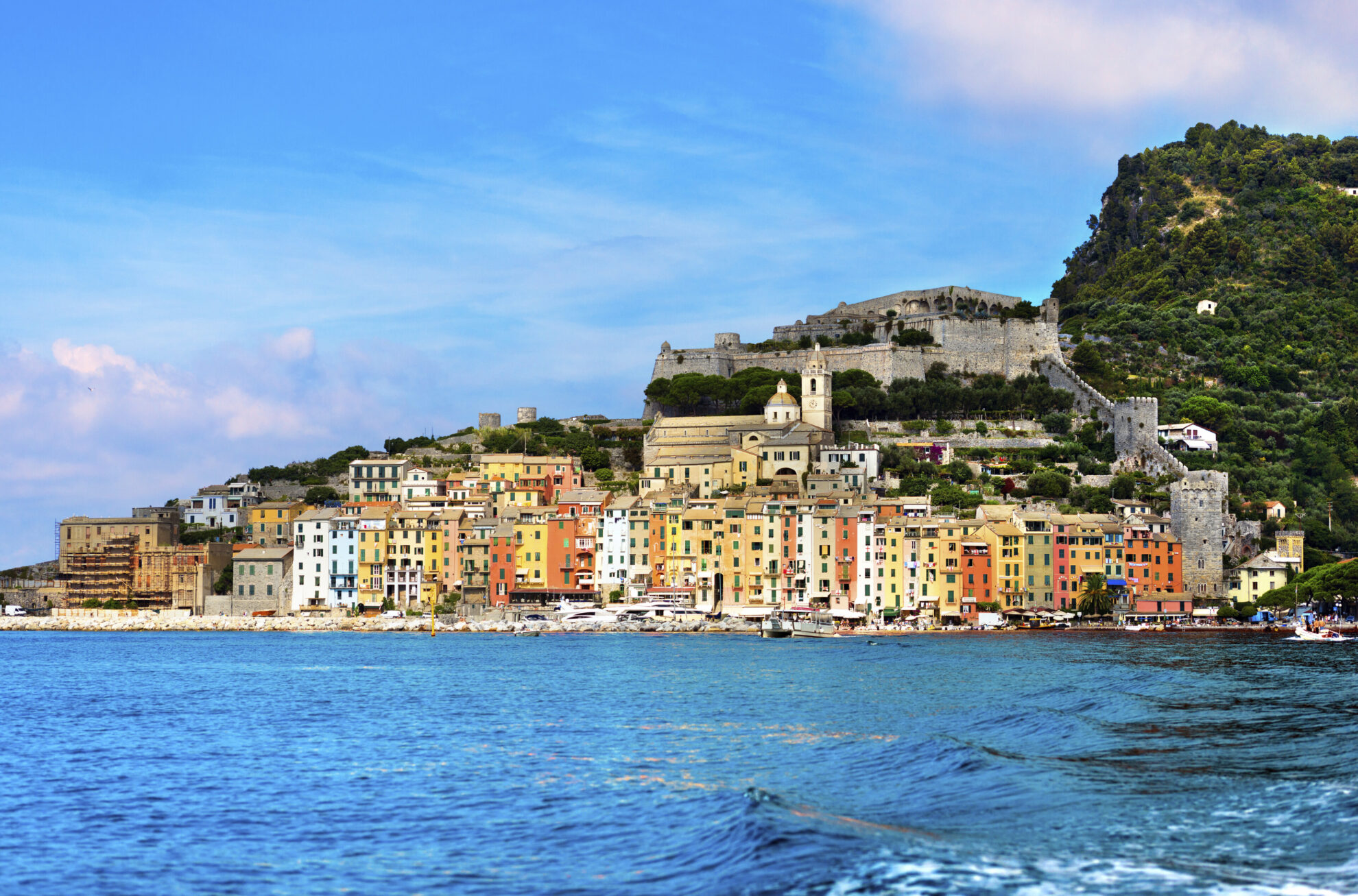 Küste von La Spezia, Italien