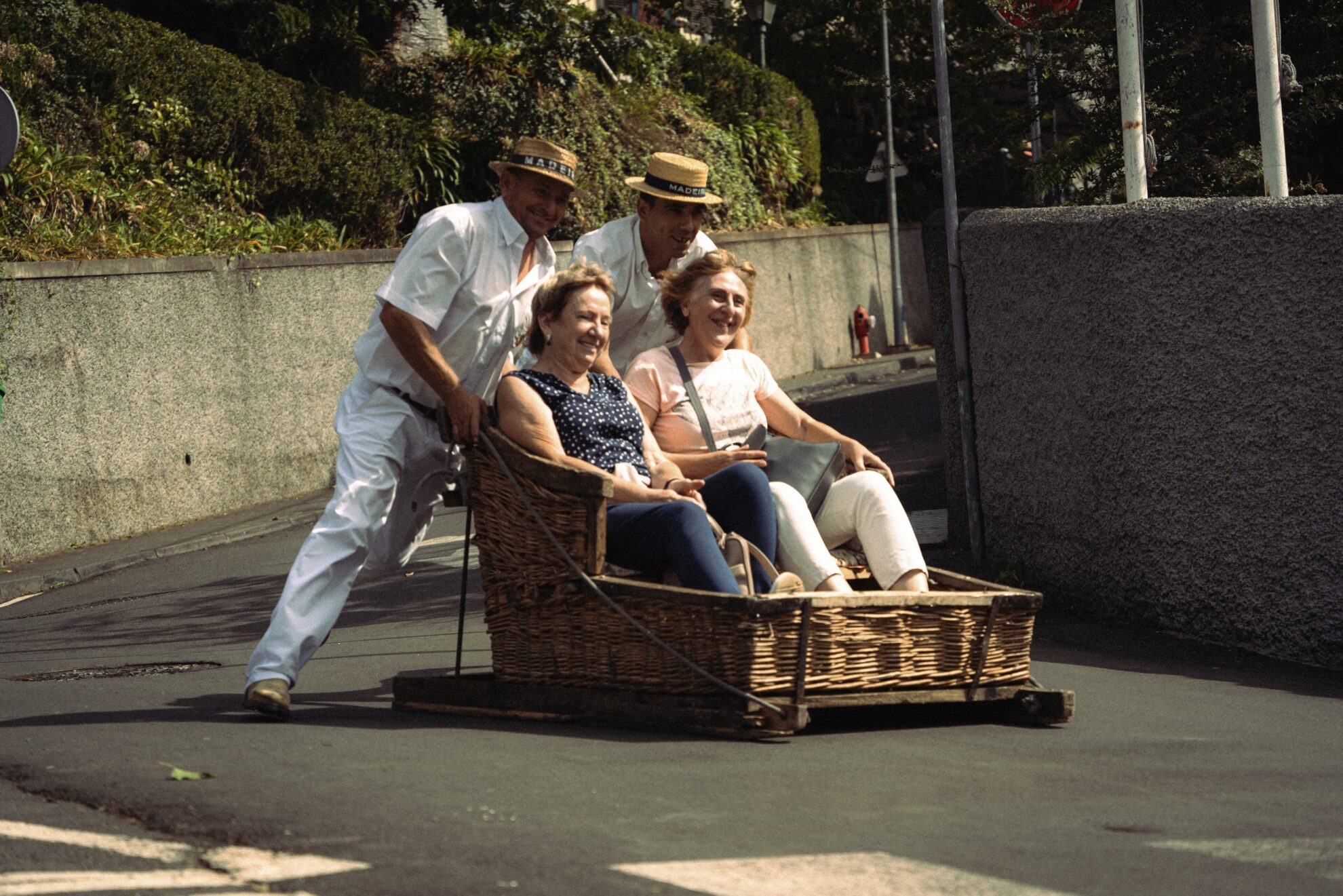 Funchal, Holzschlittenfahrt