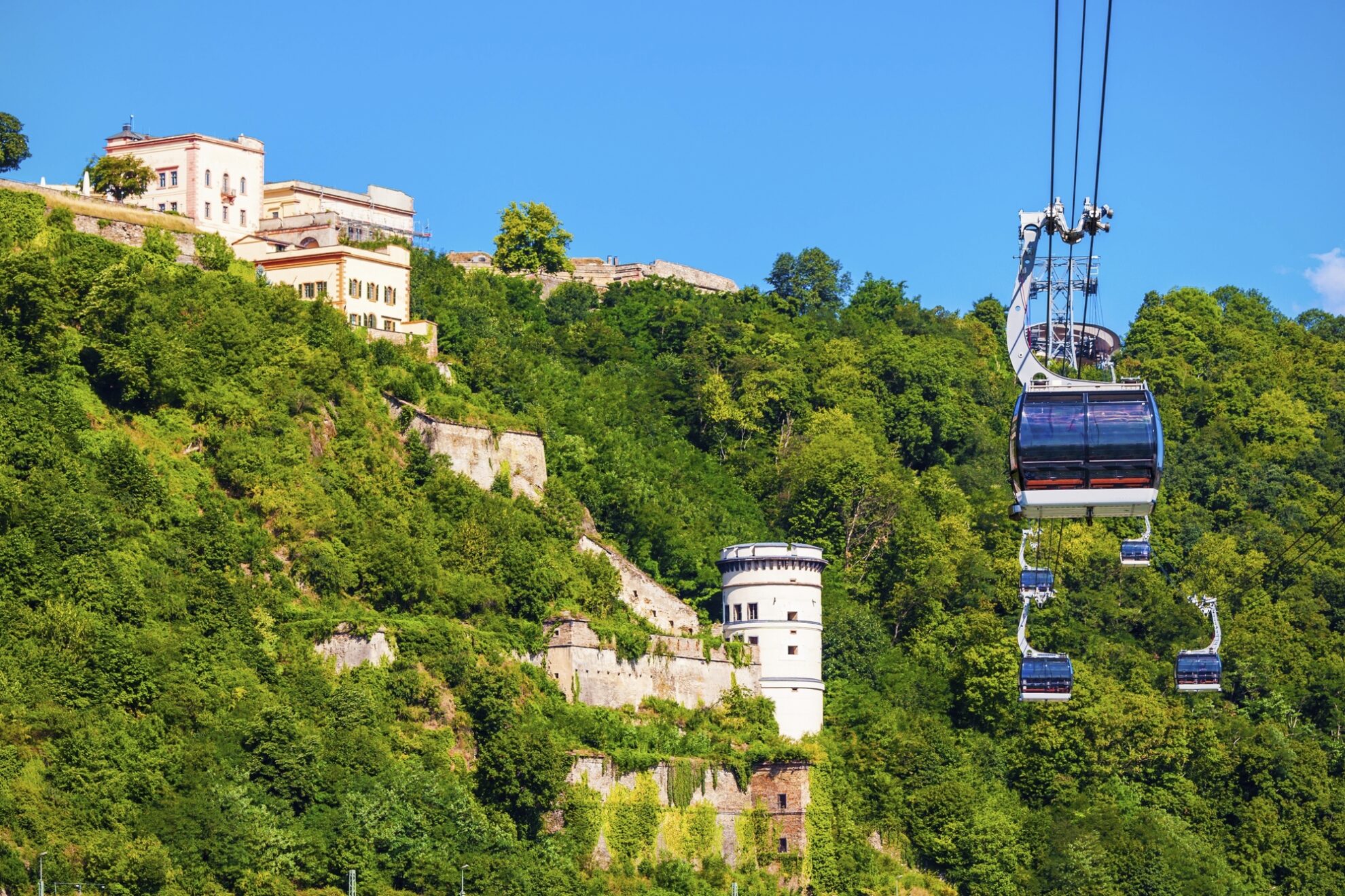 Koblenz, Seilbahn zur Festung