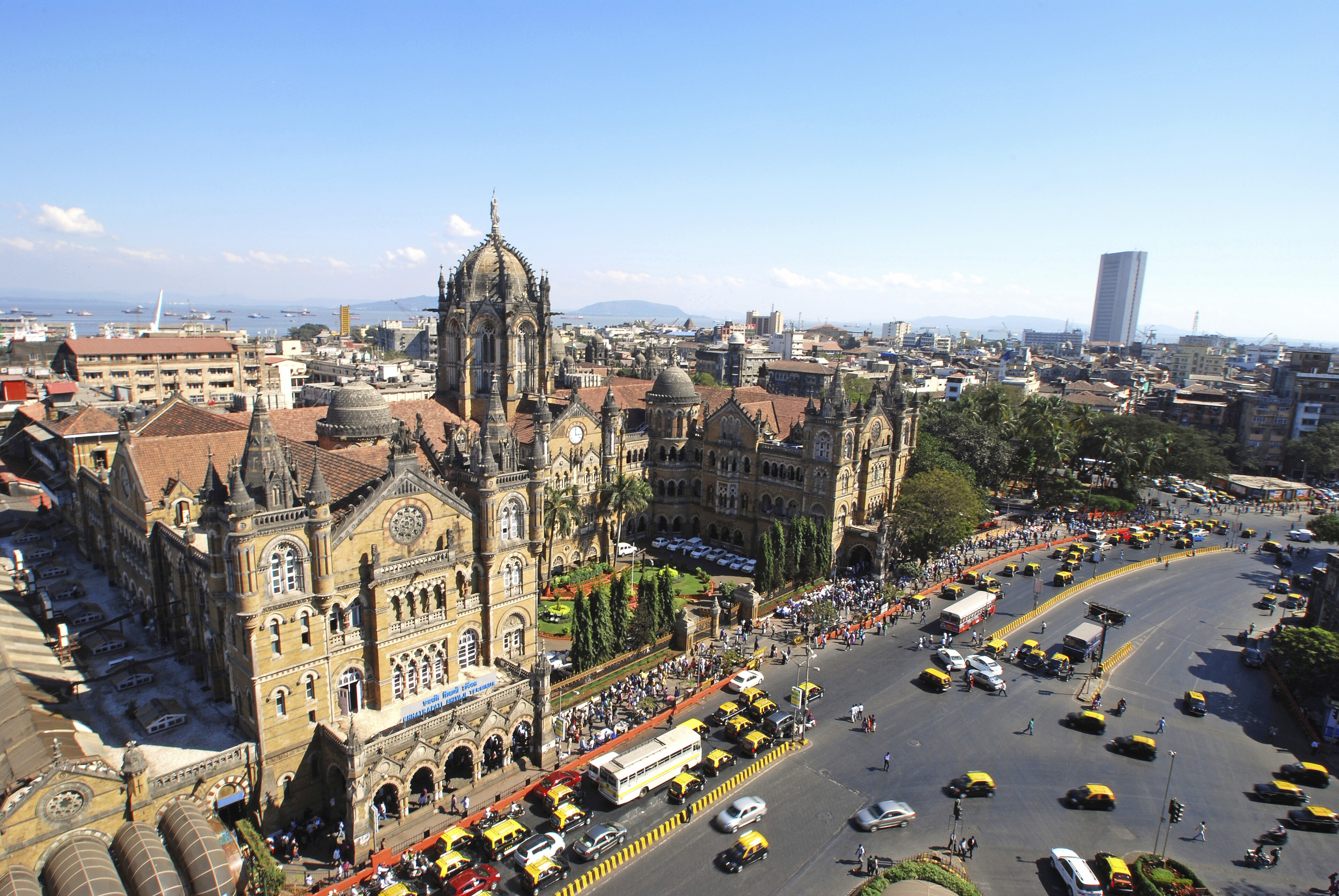 Bahnhof in Mumbai, Indien