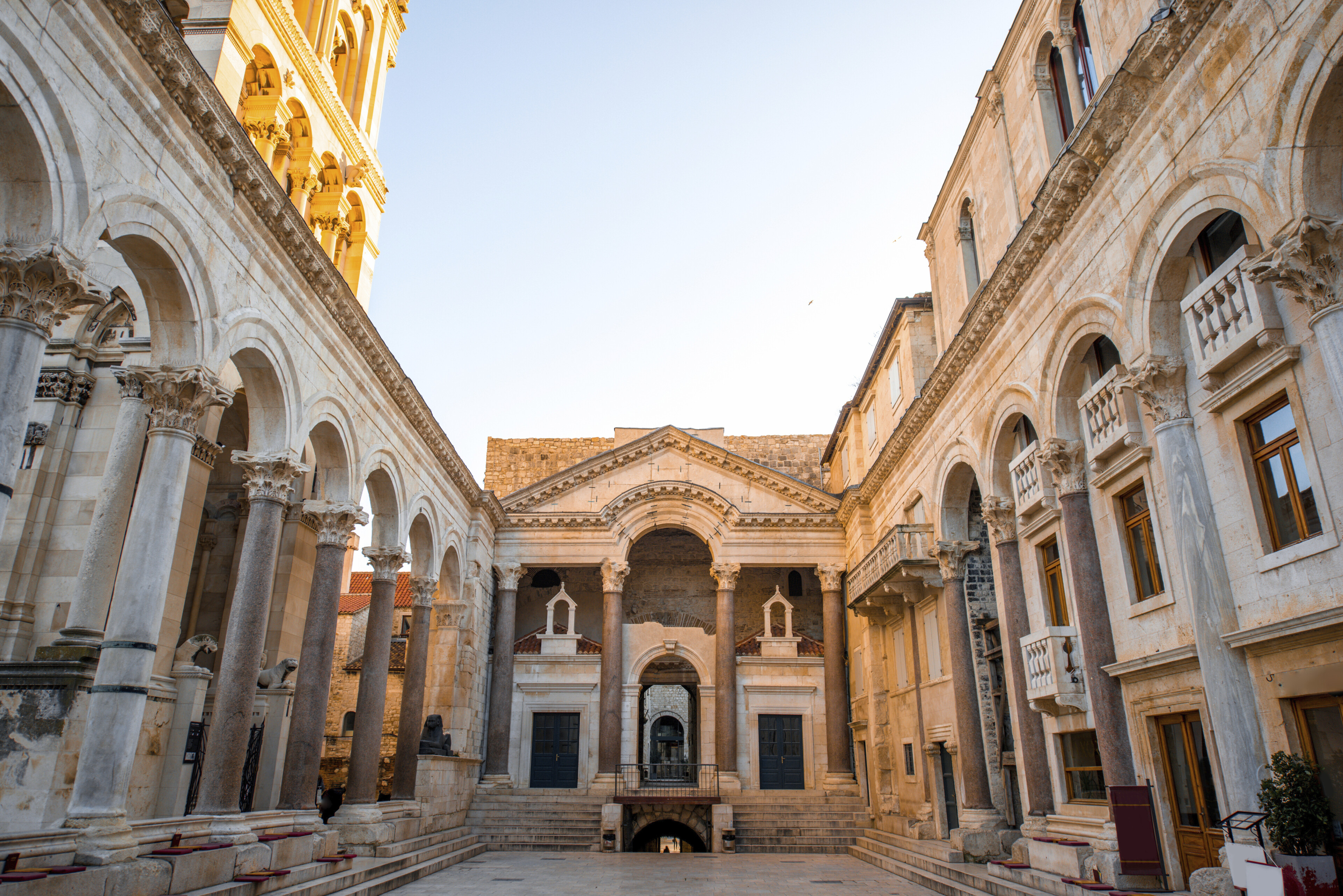 Diokletianpalast in Split, Kroatien