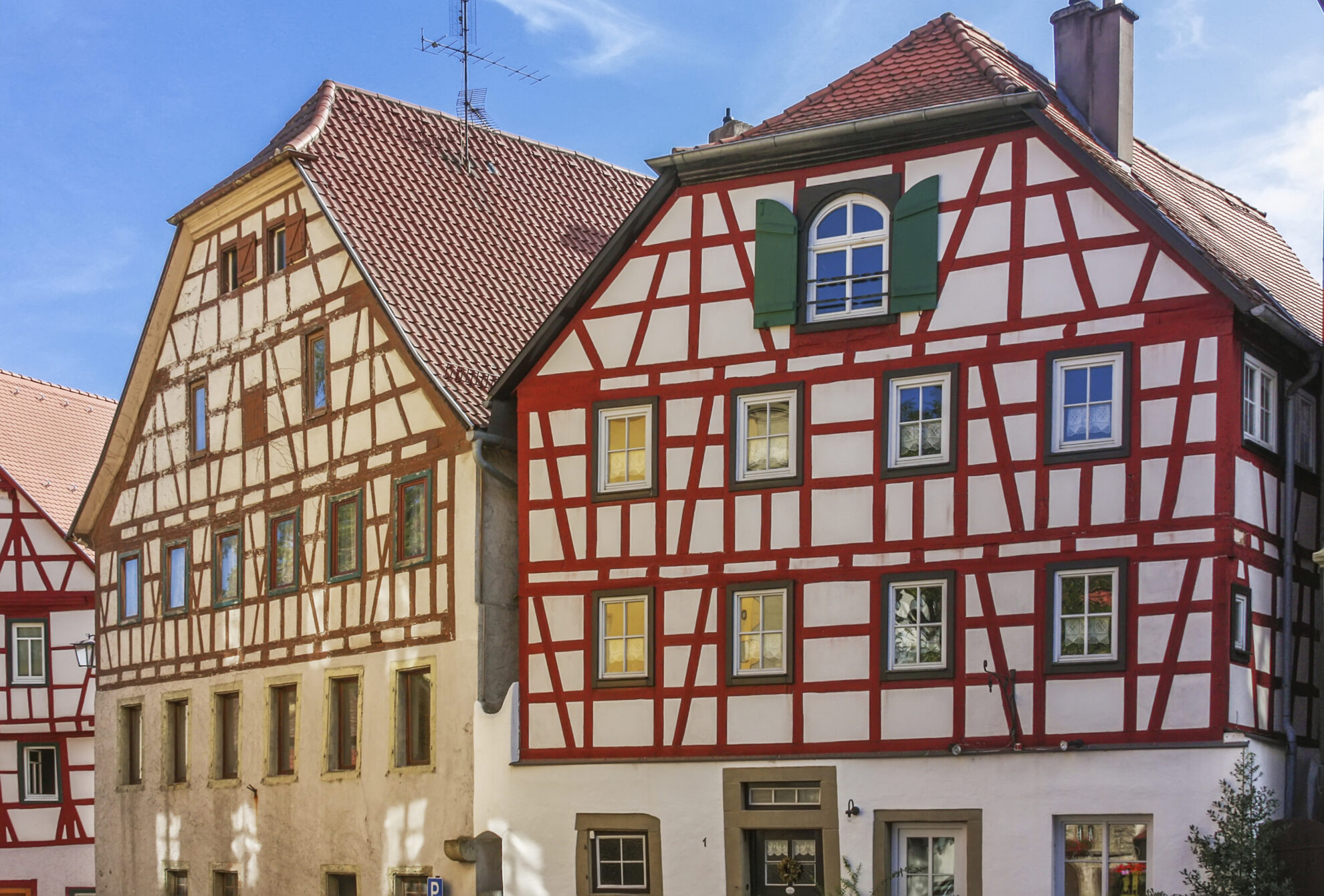 Fachwerkhäuser in Heilbronn, Deutschland