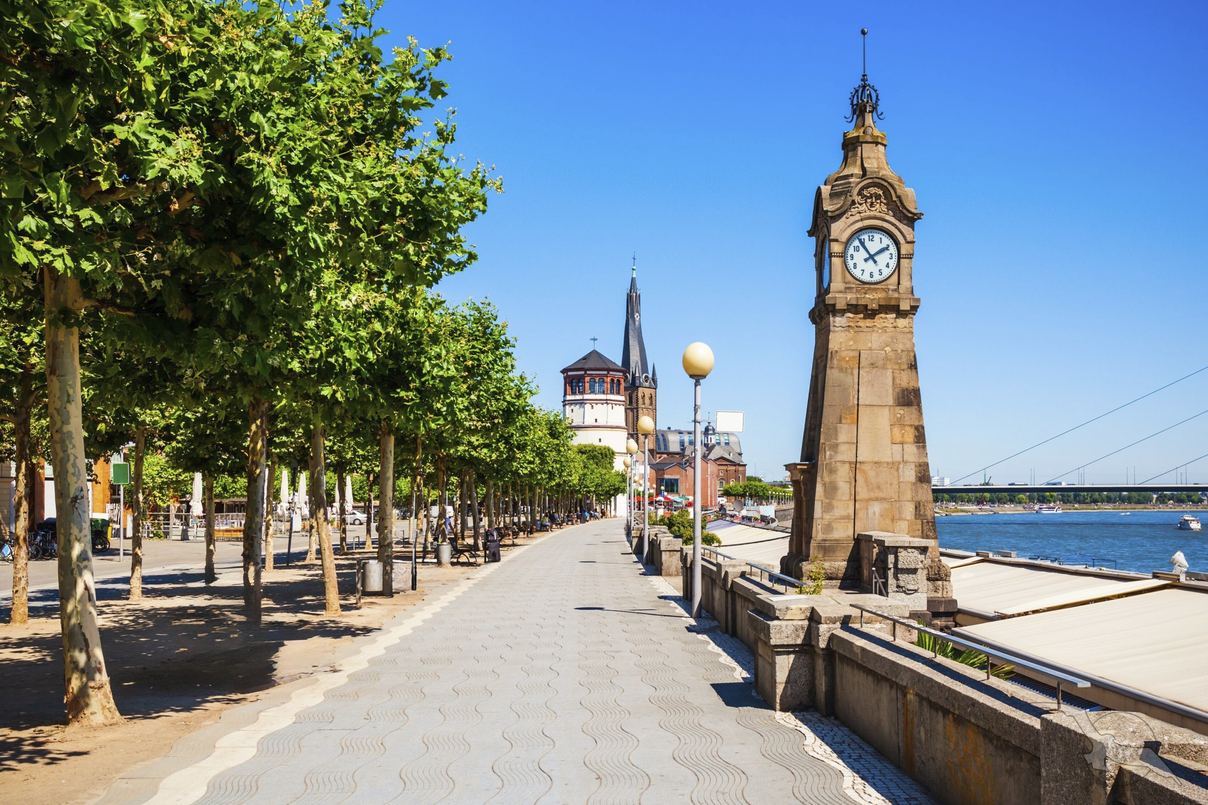 Düsseldorf, Rhein Promenade