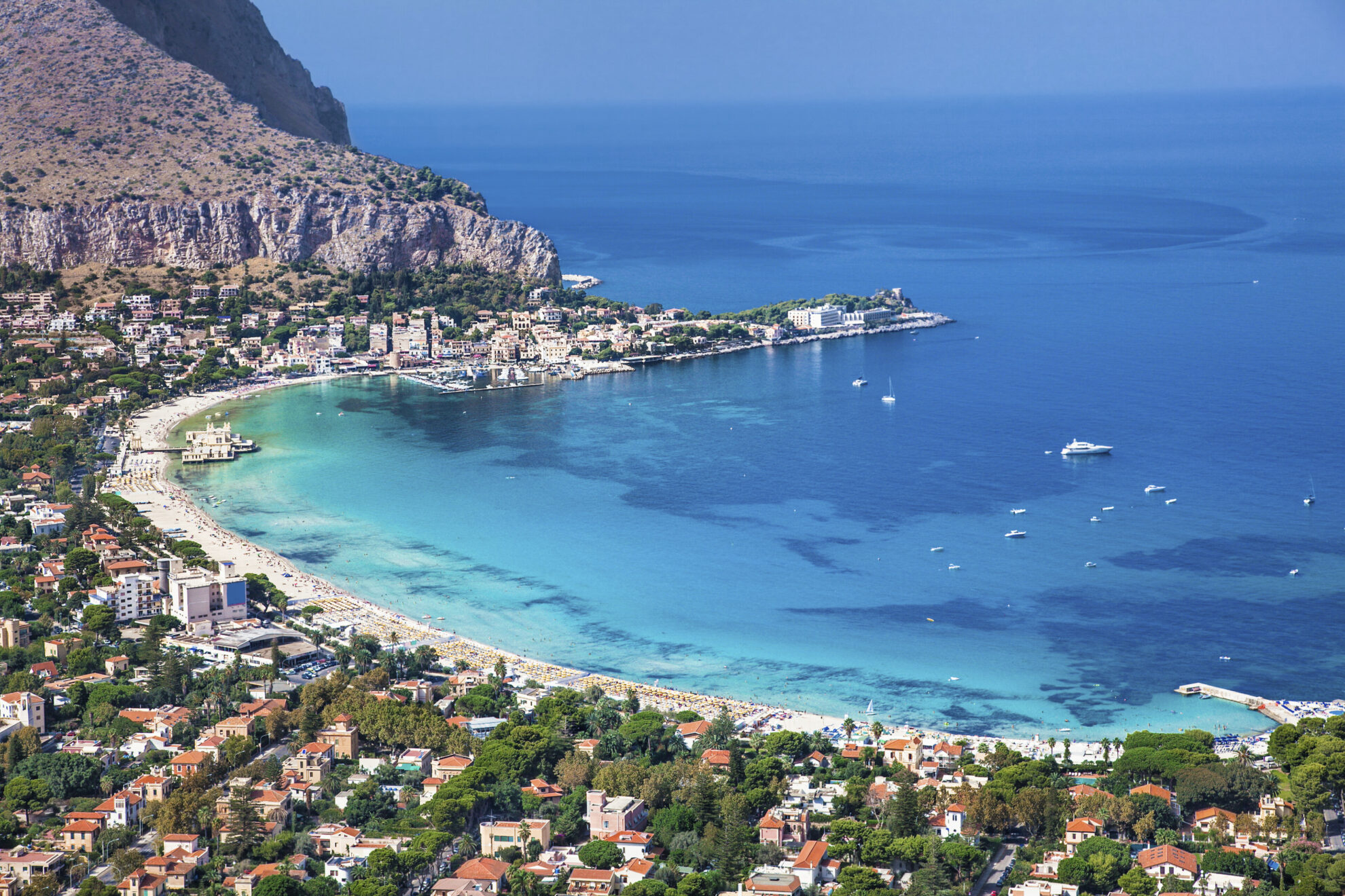 Bucht in Palermo, Italien