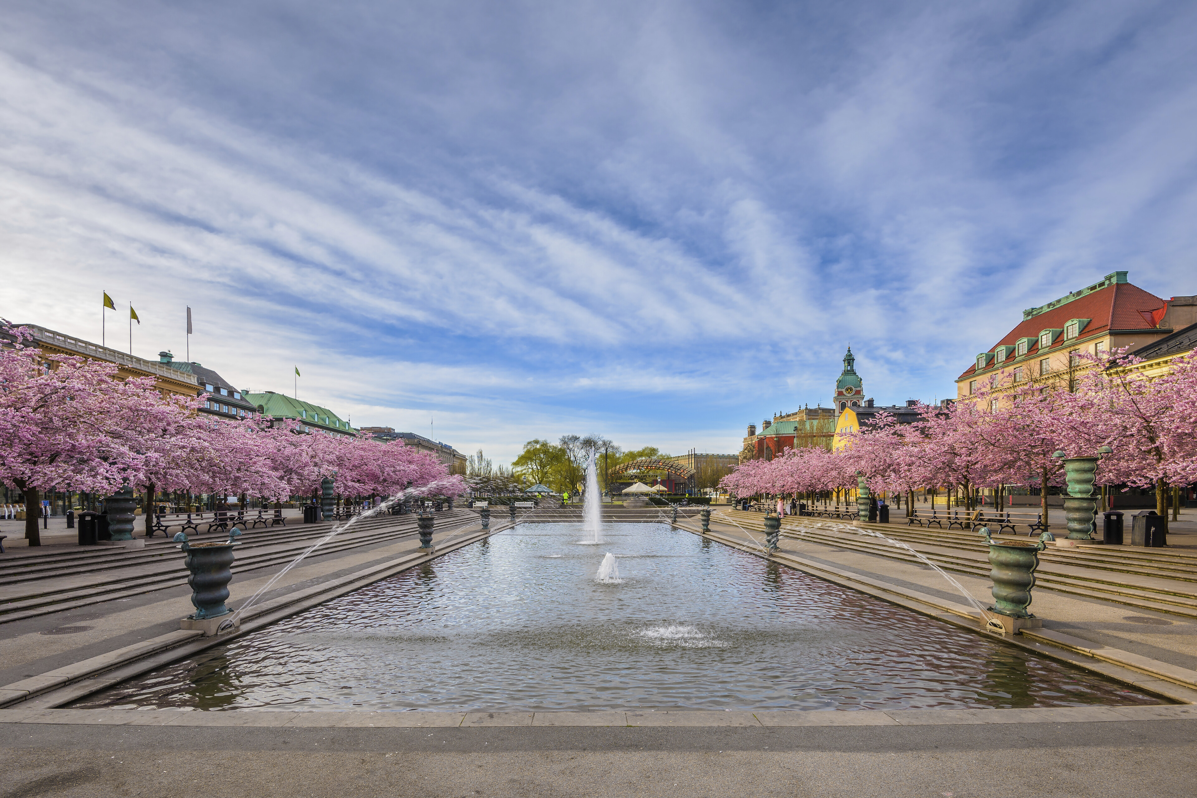 Kungstradgarden Park in Stockholm, Schweden