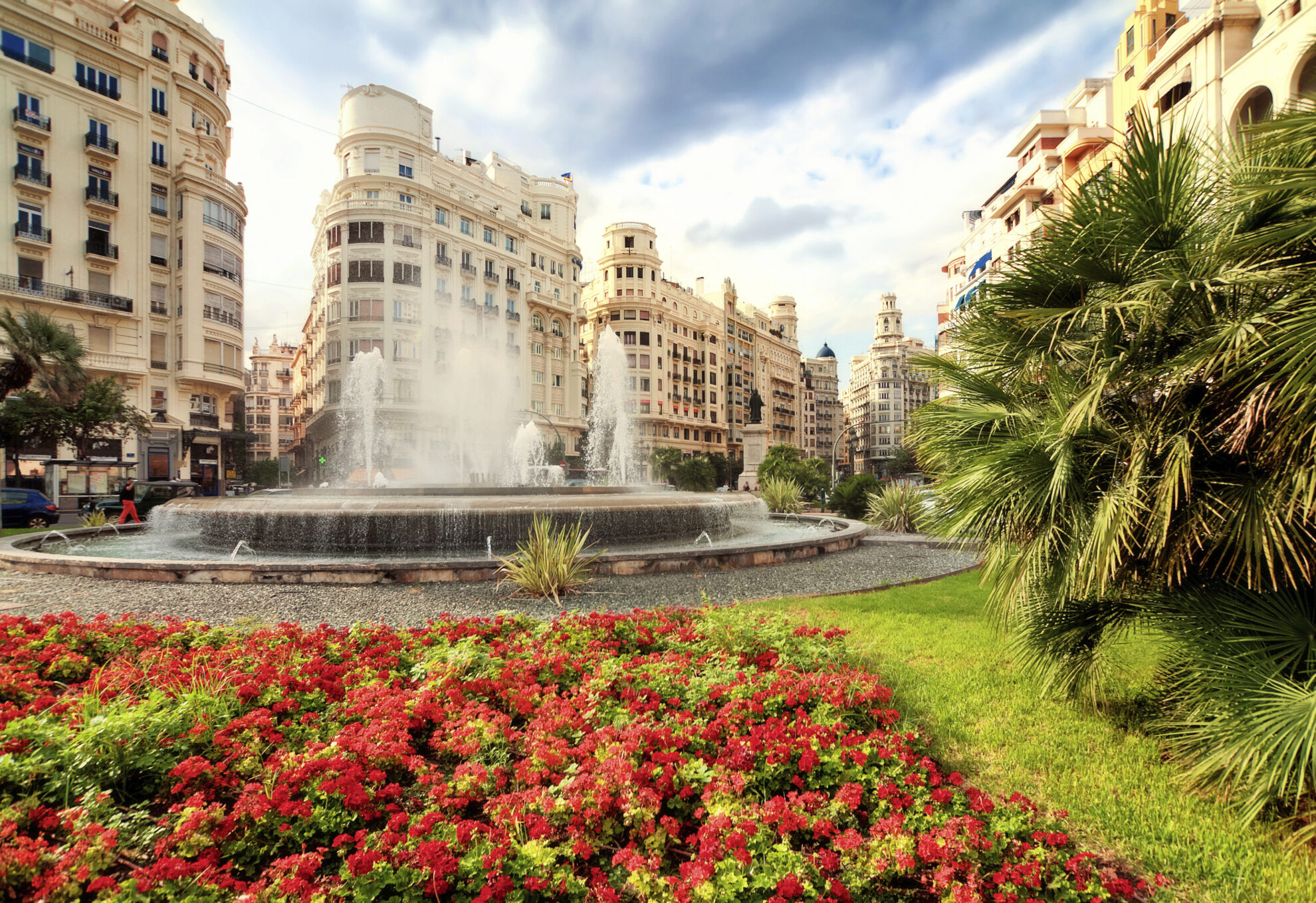Springbrunnen in Valencia, Spanien