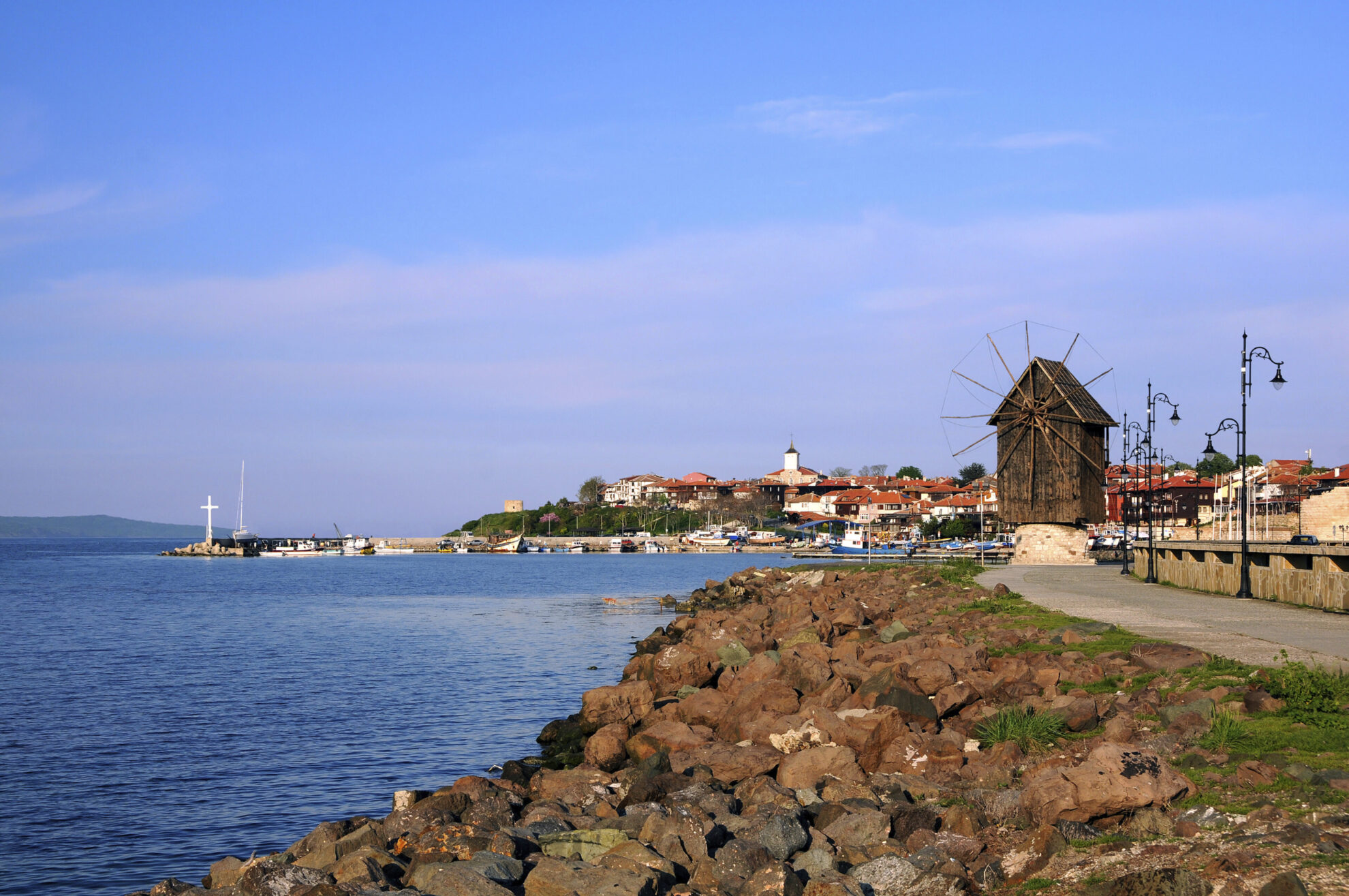 Hafen von Nessebar, Bulgarien