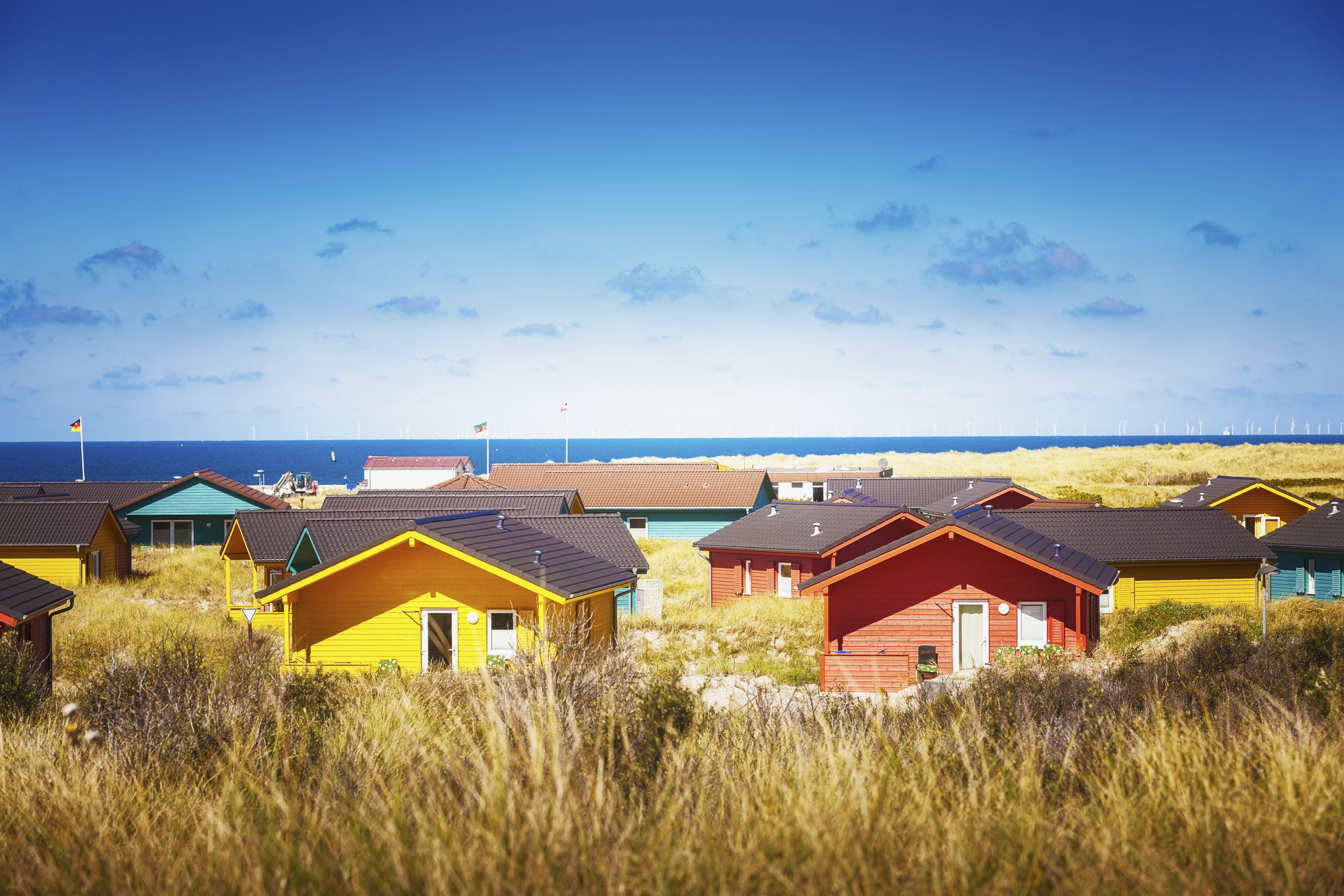 Ferienhäuschen auf Helgoland