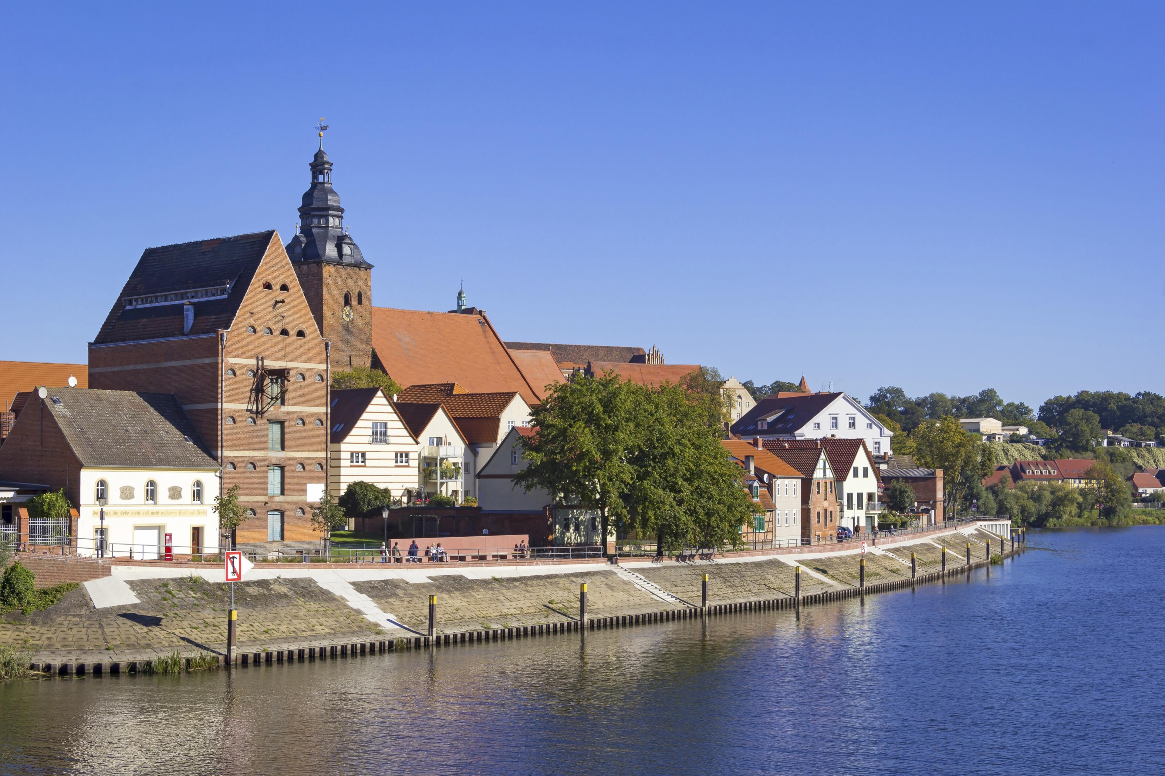Altstadt von Havelberg mit Dom, Deutschland