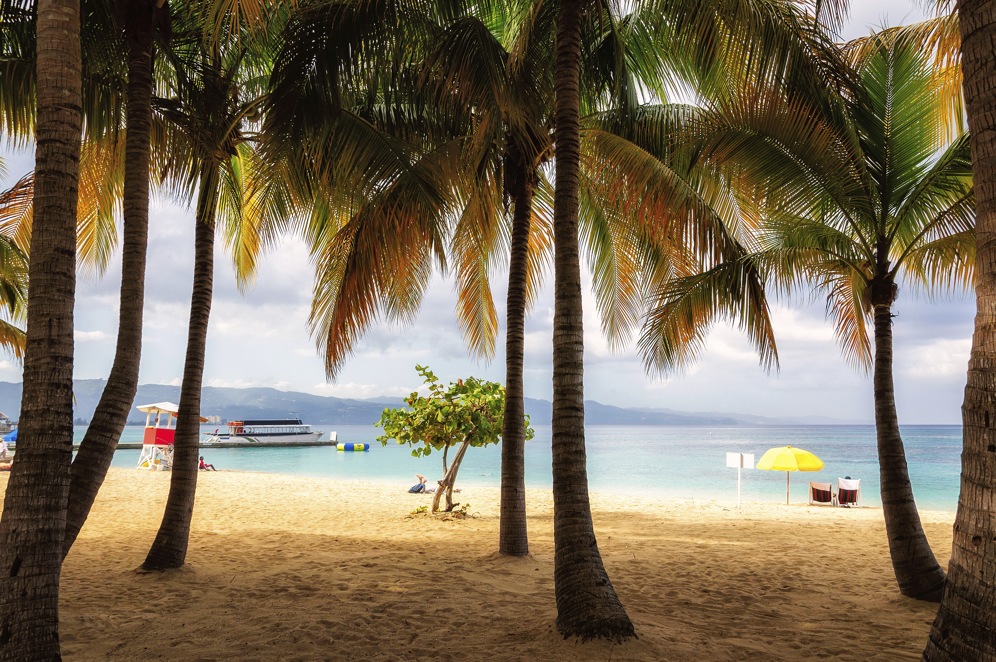 Montego Bay Strand auf Jamaika, Karibik