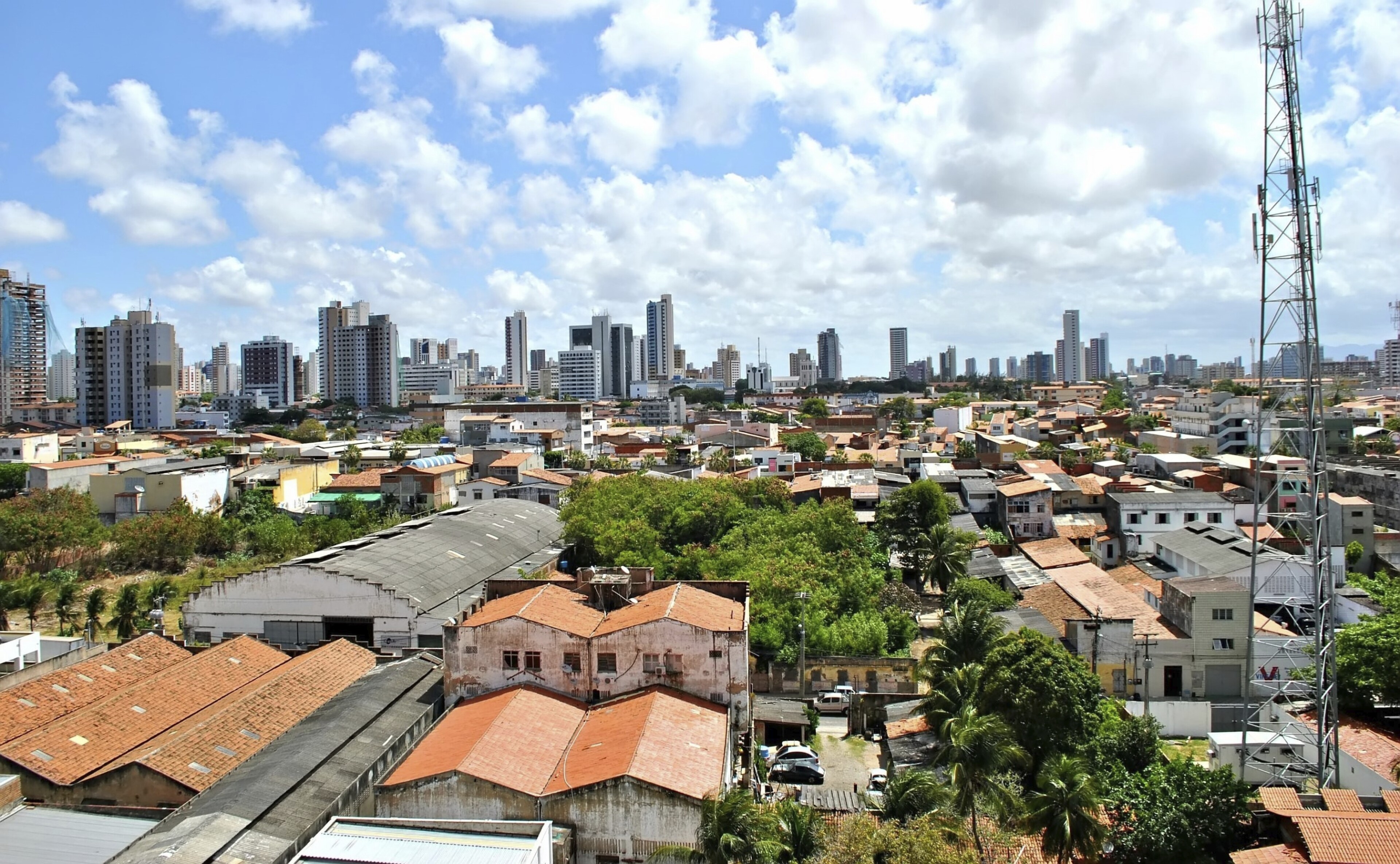 Panorama der Stadt Fortaleza, Brasilien
